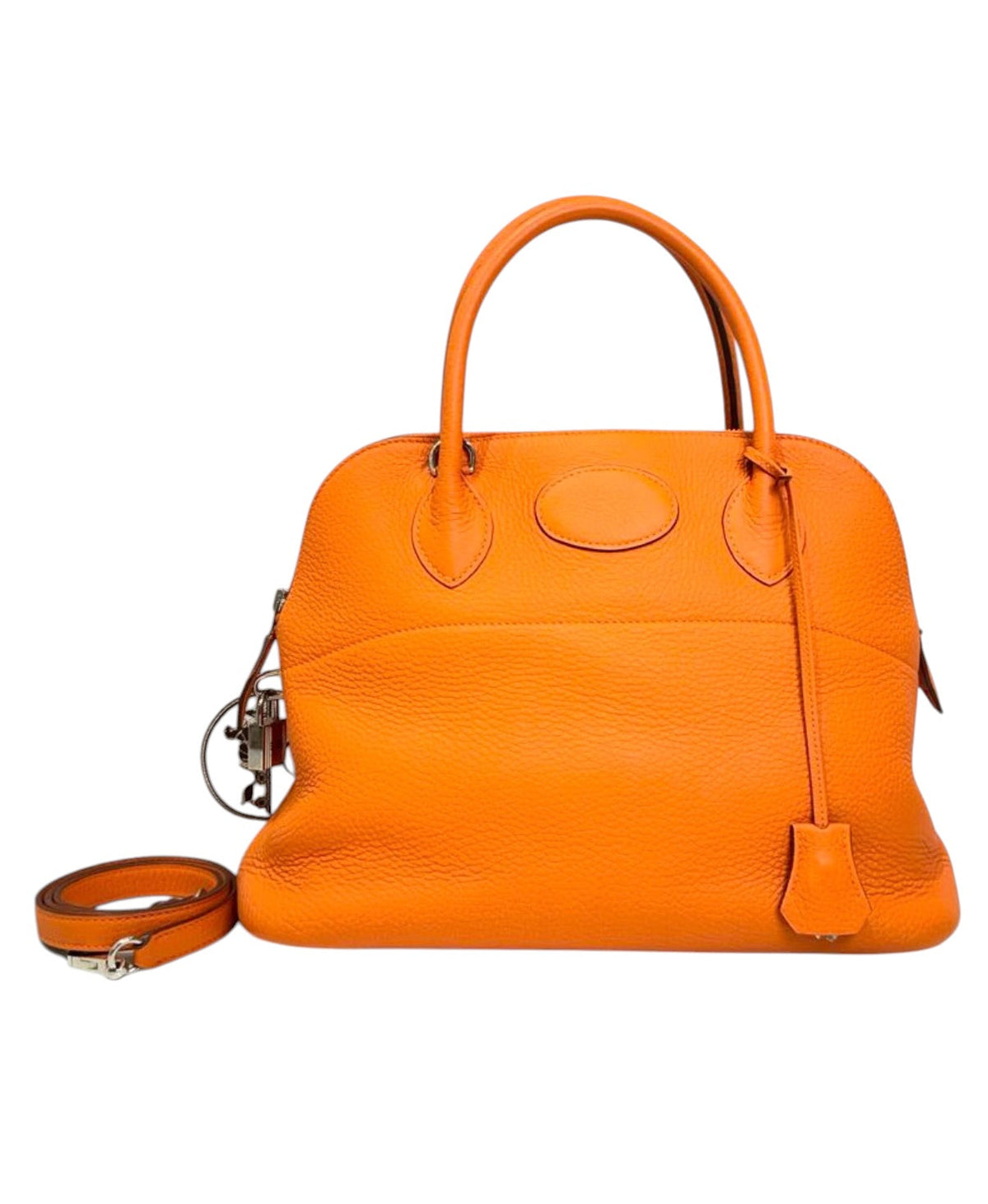 Hermes Bolide 31cm Bag in Orange with PHW
