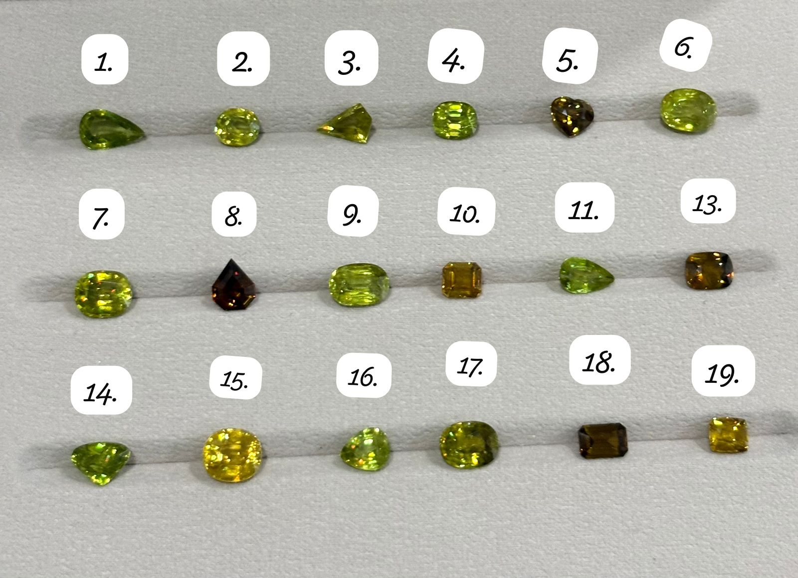 2.10ct Sphene Pear DXBCS3969