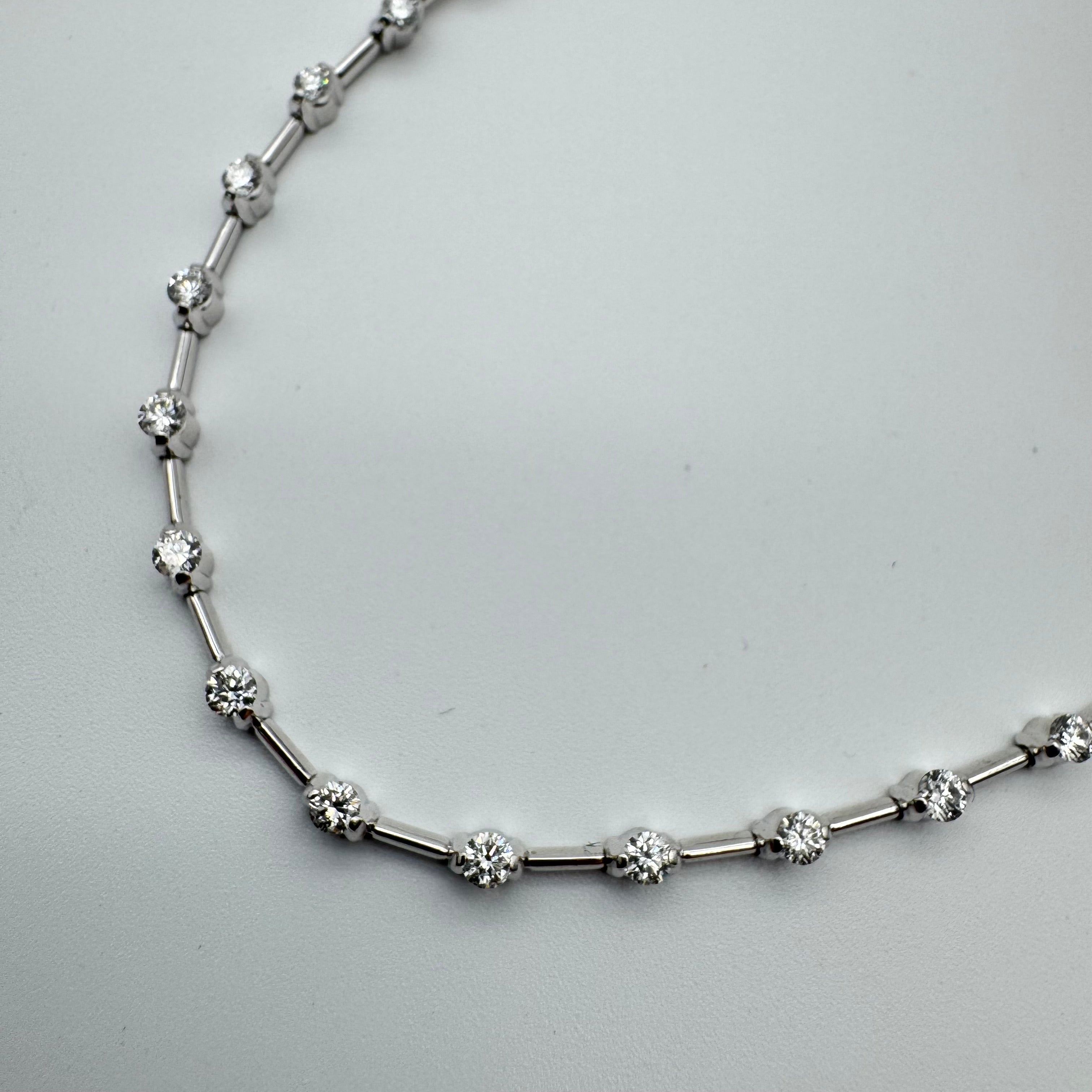 K18WG Diamond Bracelet D1.25 56908