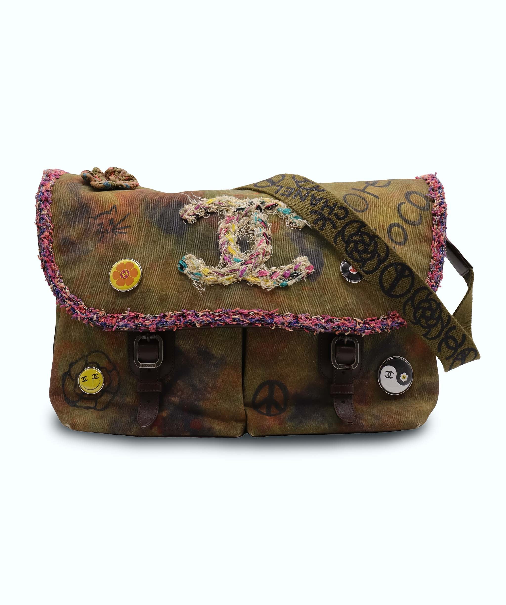 Chanel Pavement Graffiti Messenger Bag DXBS5674