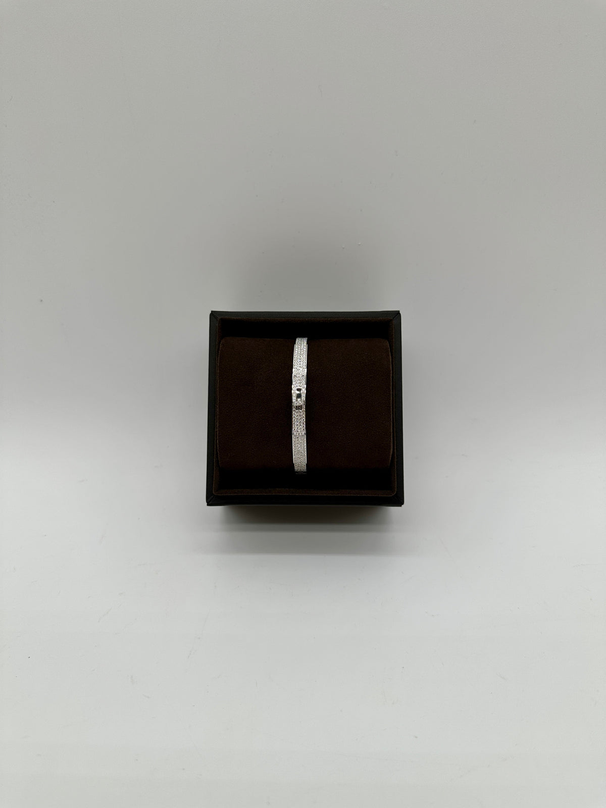 Hermès Kelly Bracelet Full Pavé White Gold