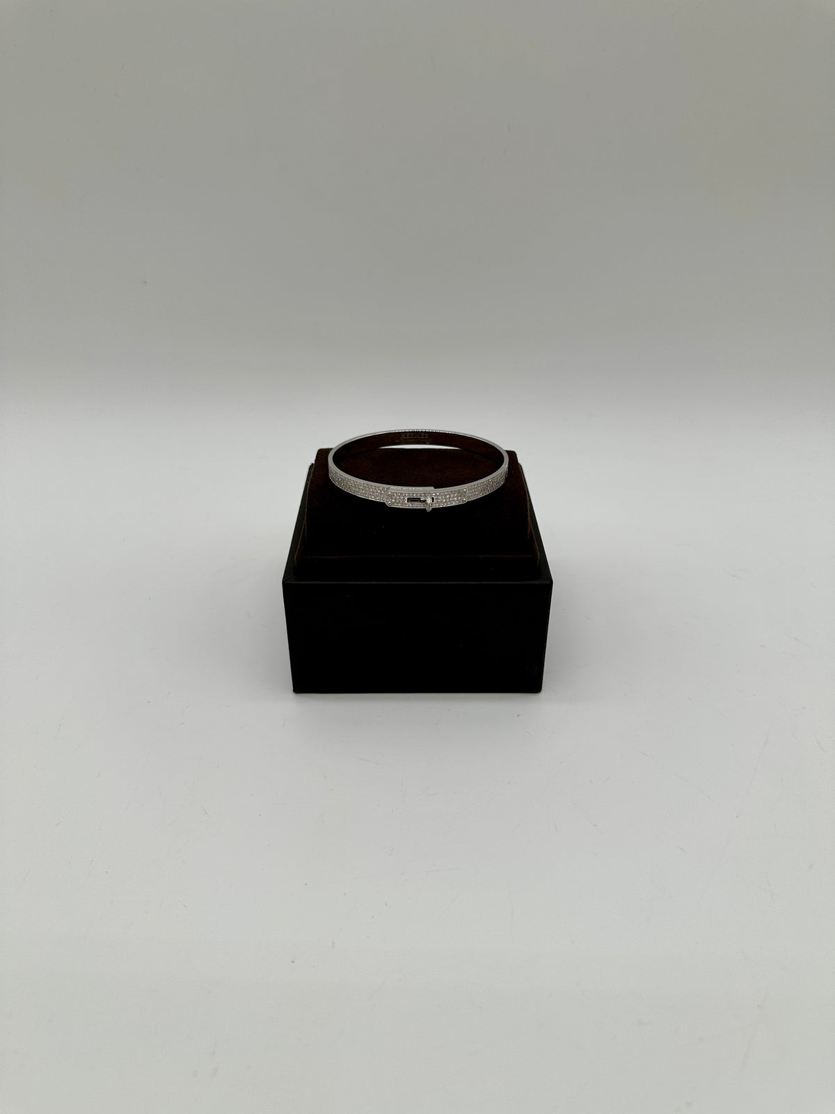 Hermès Kelly Bracelet Full Pavé White Gold