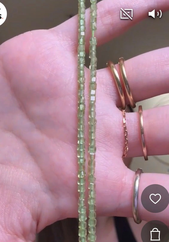 Peridot beads DXBCS4482