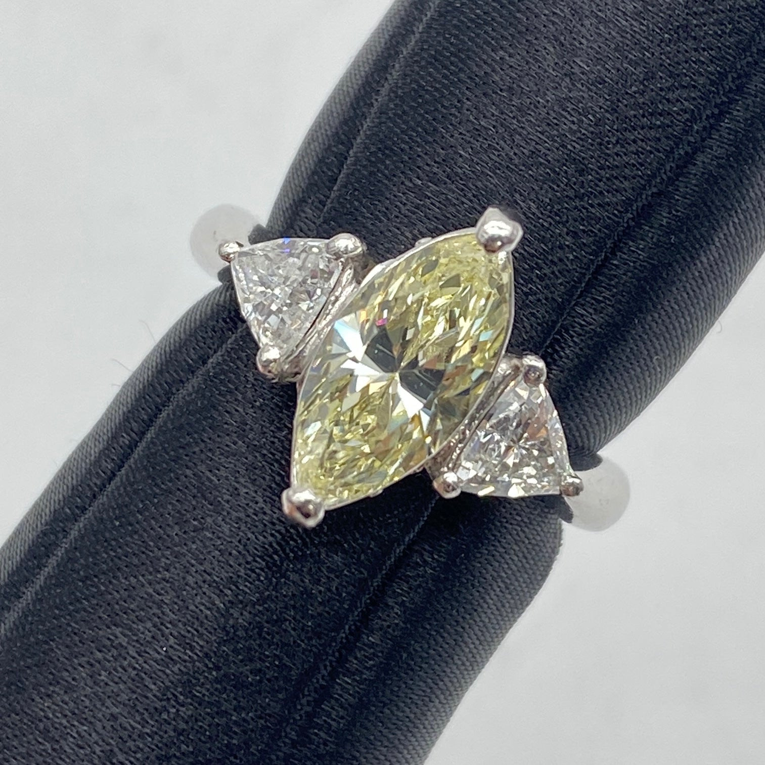 Pt900 Diamond Ring D2.016 US5.5 57871