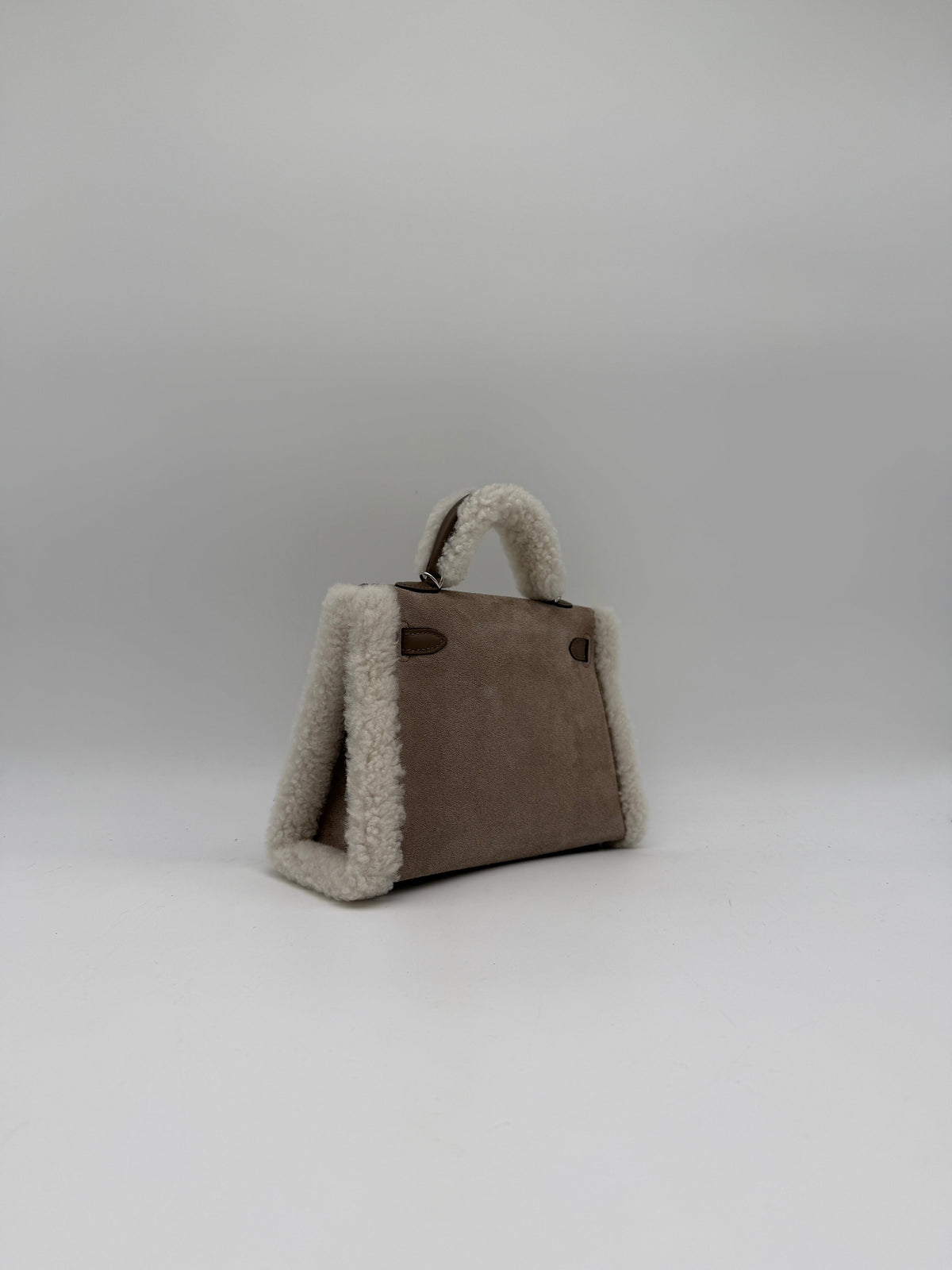Hermès K20 teddy etoupe