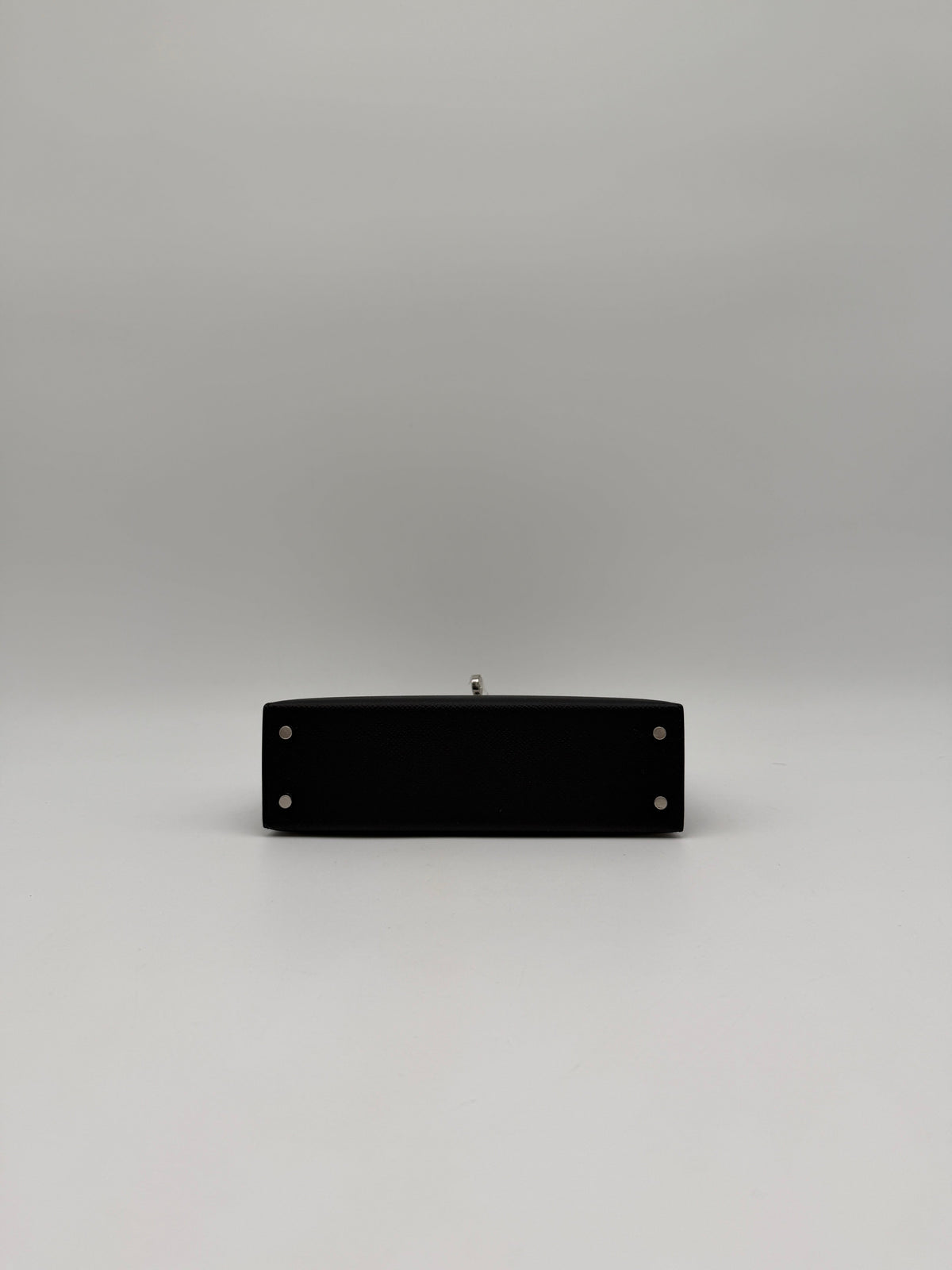 Hermès Mini Kelly Black/ Gold Epsom Palladium Hardware