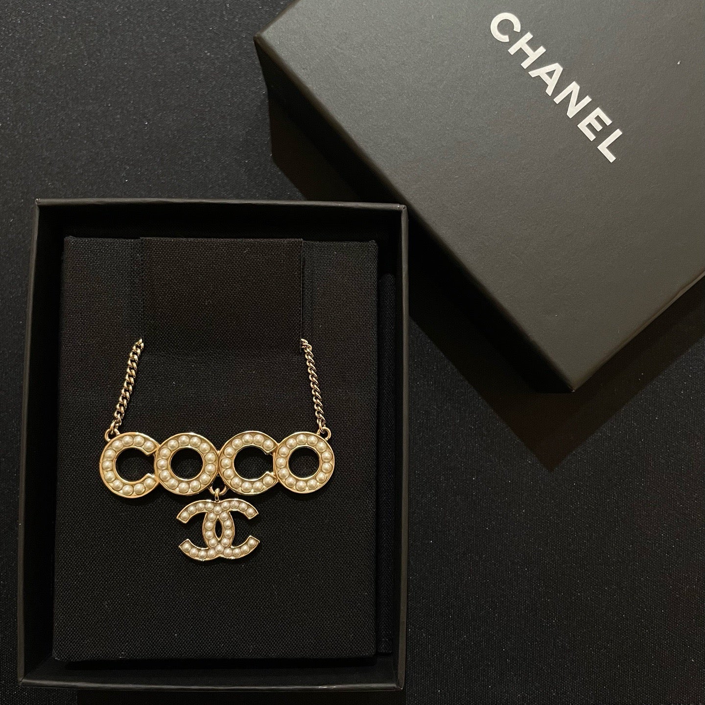 Chanel Pearl COCO Necklace