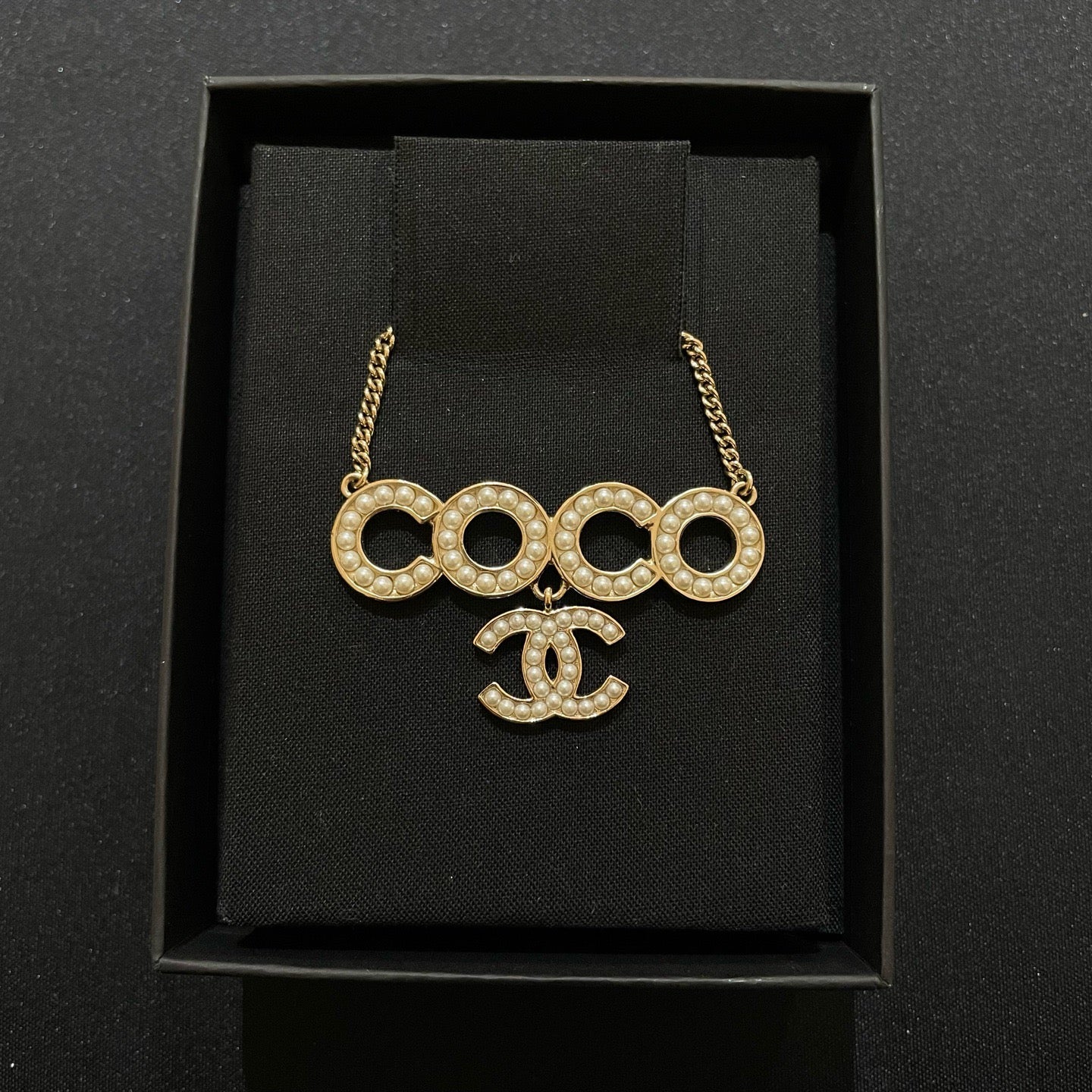 Chanel Pearl COCO Necklace