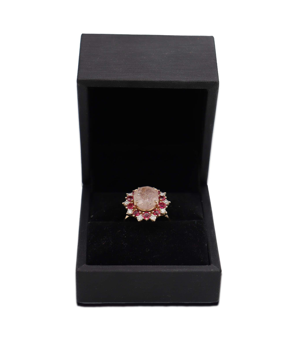 6.98ct 18k Pink Paraiba Ring