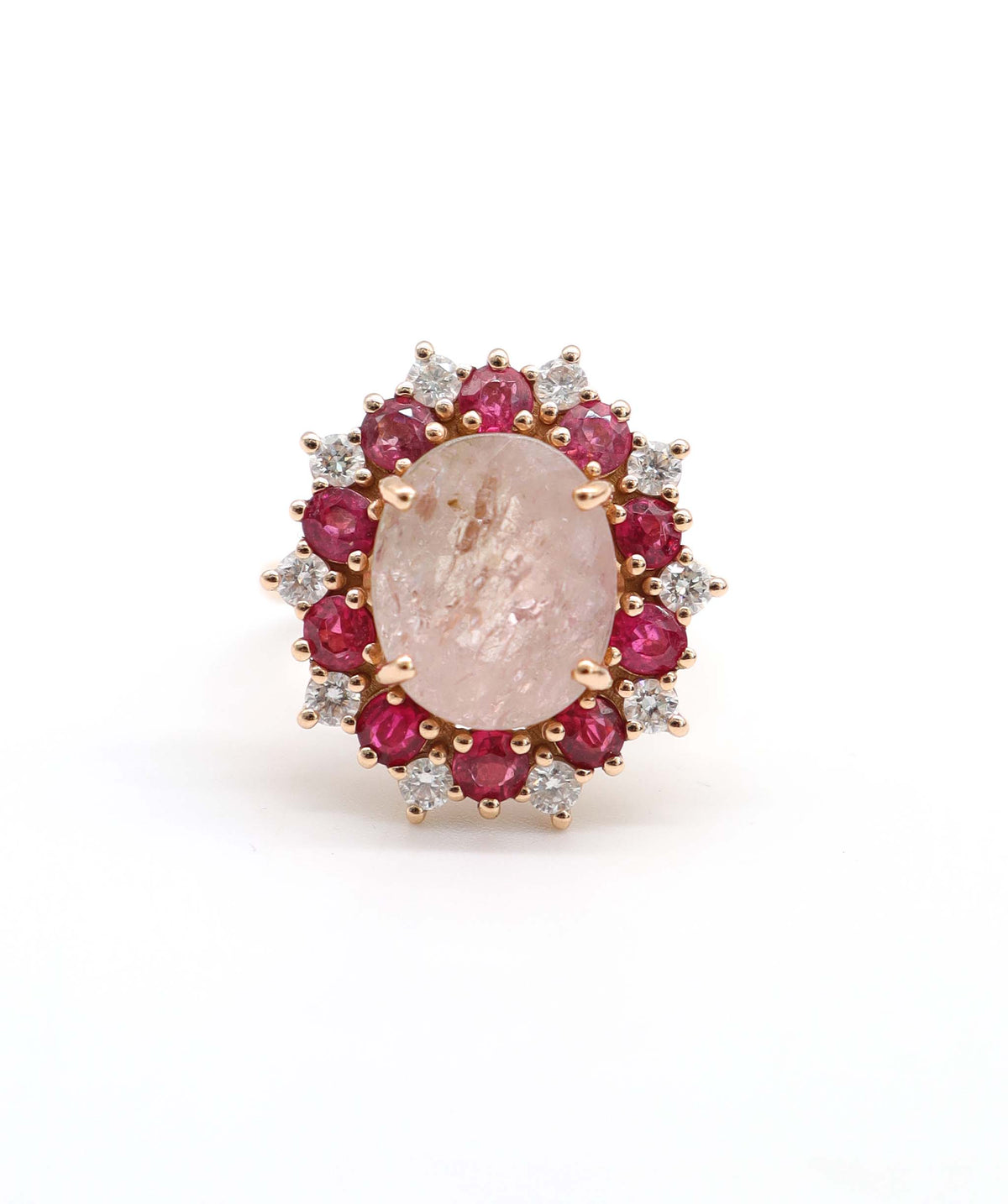 6.98ct 18k Pink Paraiba Ring