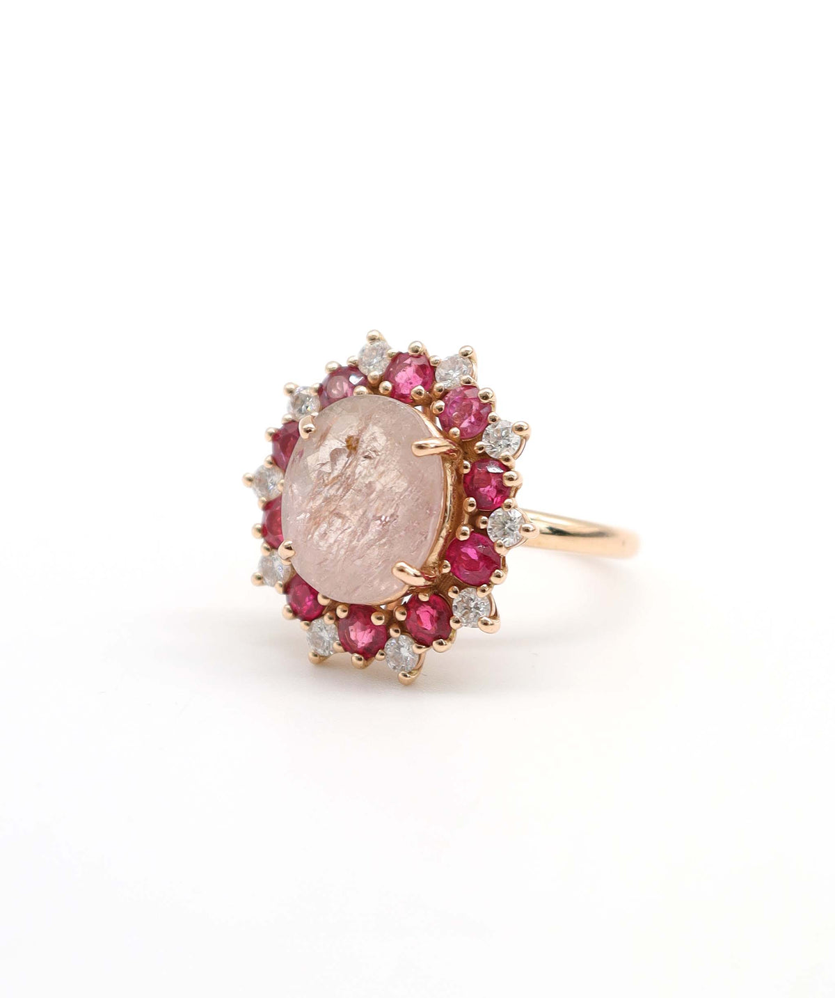 6.98ct 18k Pink Paraiba Ring