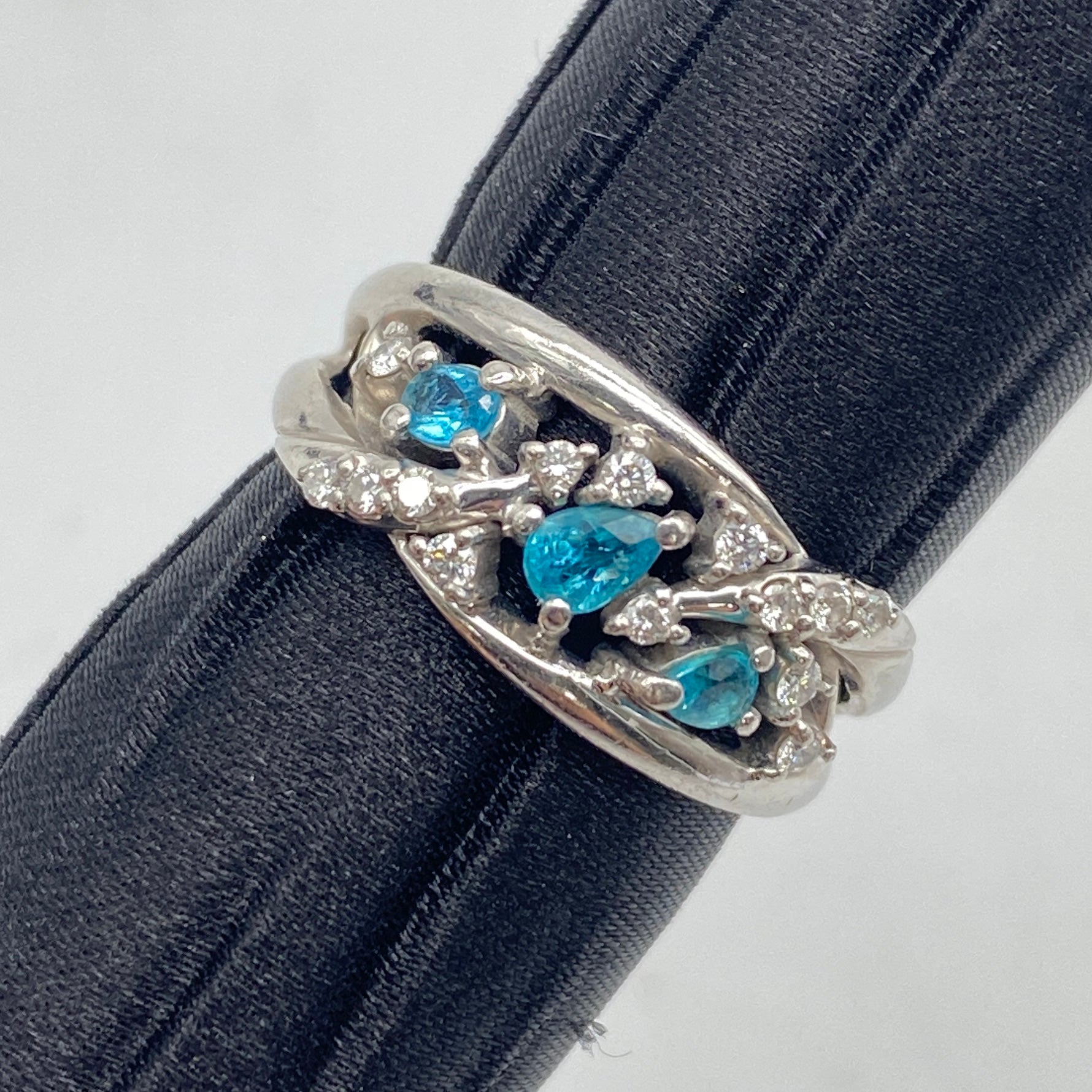 Pt900 Paraiba Ring PRT0.31 NGLSorting US6.25 57902