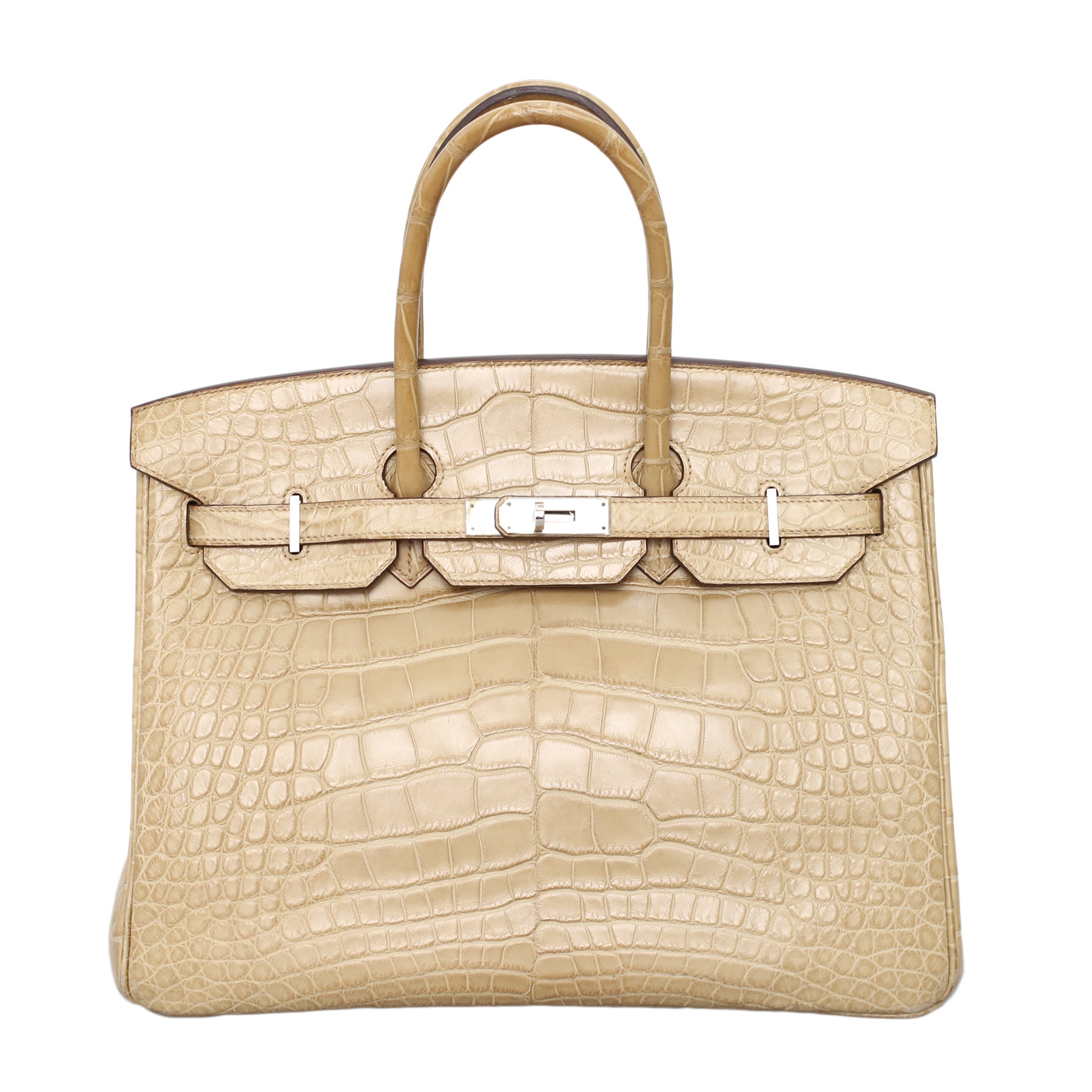 Hermès Matte Alligator Birkin 35 Bag HER08251B