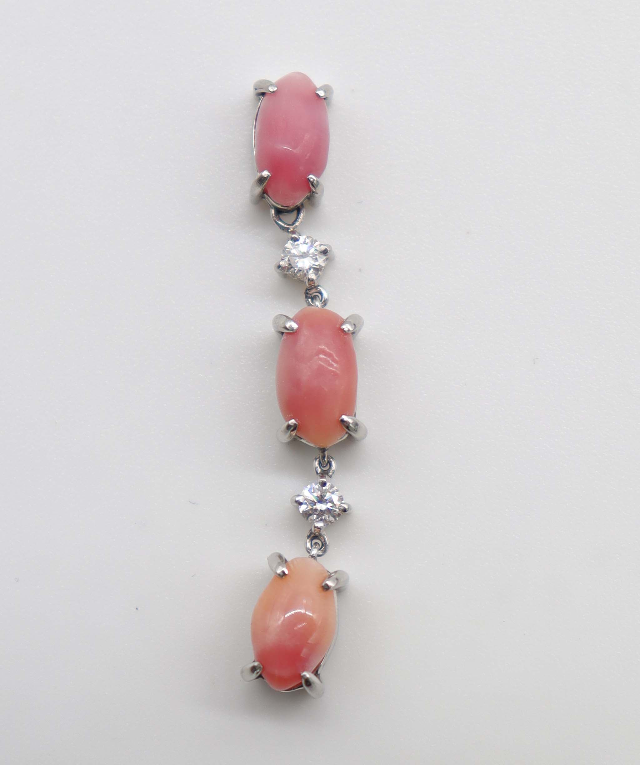 Pt 900 conch pearl Pendant Top 1.02 1.04 1.00 0.15 3.1g GRJ sorting 25-6105-0
