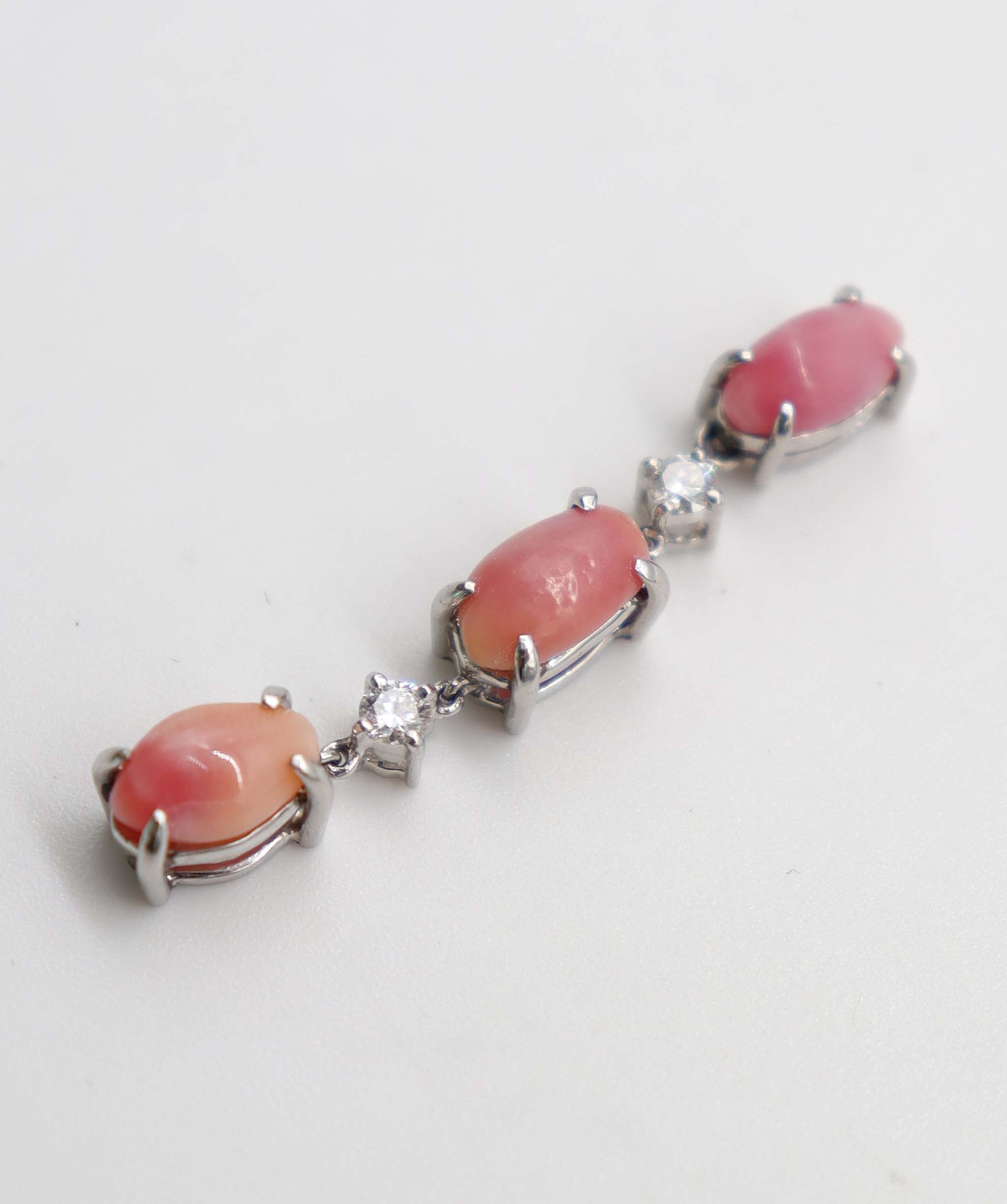 Pt 900 conch pearl Pendant Top 1.02 1.04 1.00 0.15 3.1g GRJ sorting 25-6105-0