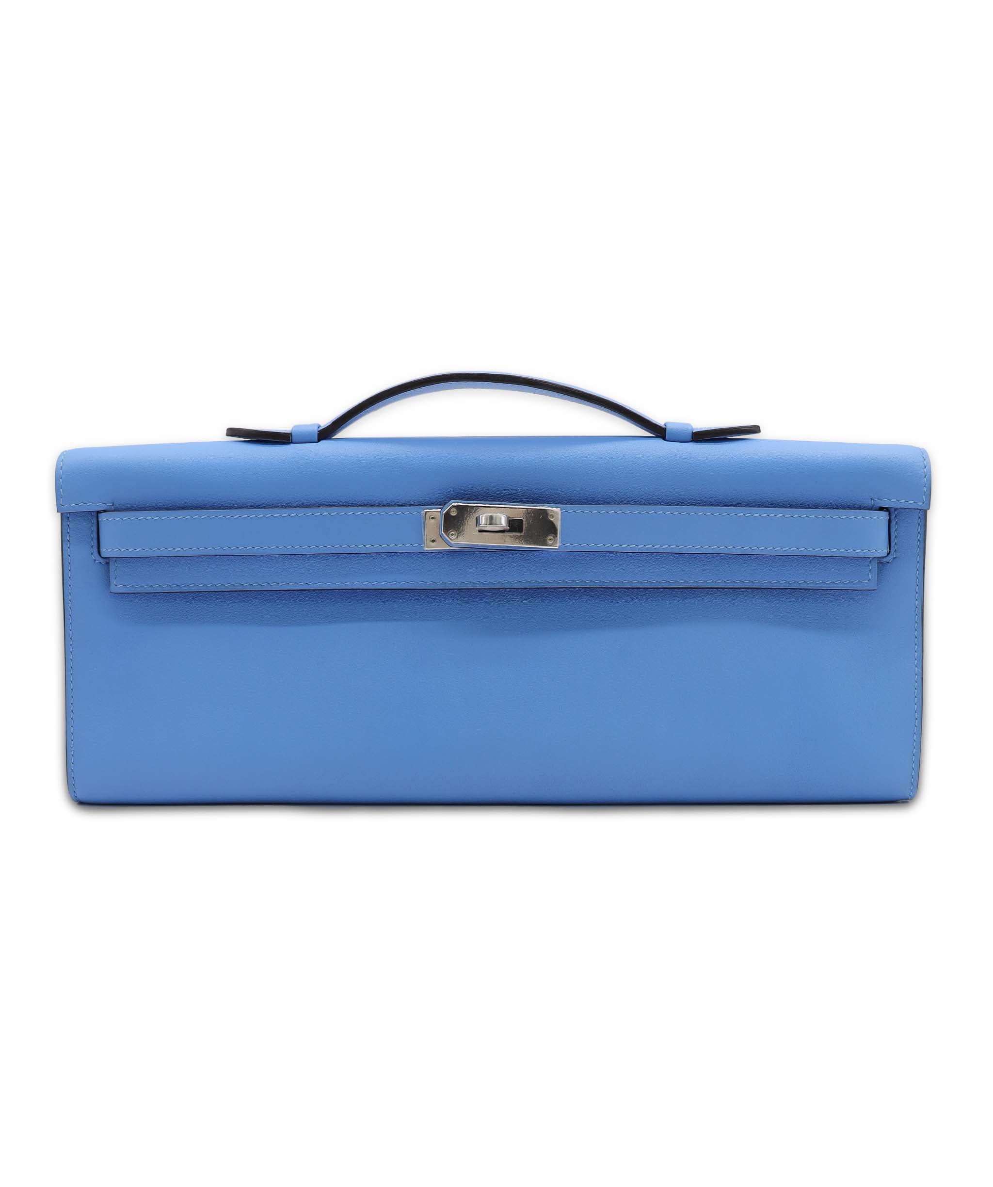 Hermes Kelly cut blue paradise PHW swift DXBS6334