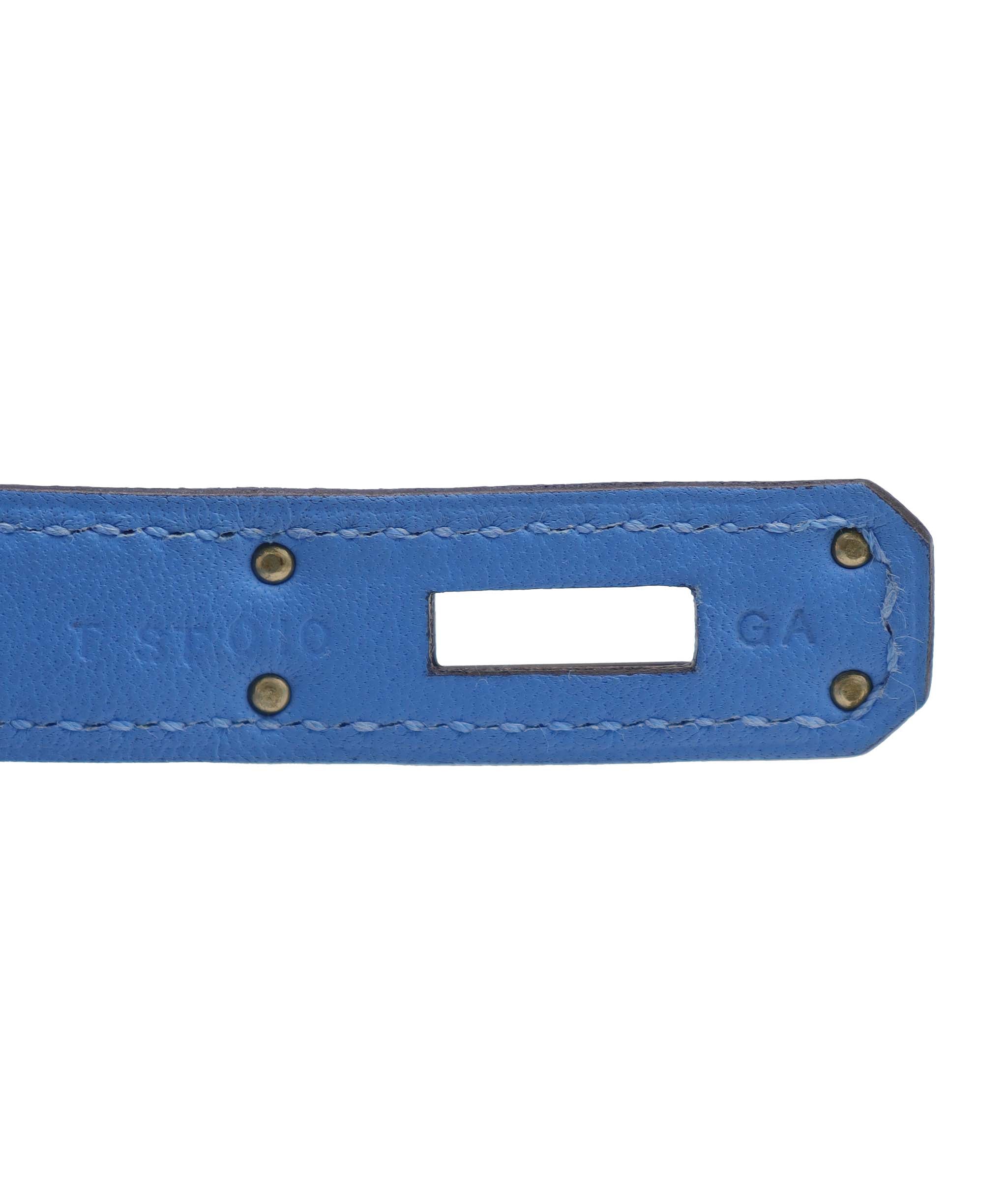 Hermes Kelly cut blue paradise PHW swift DXBS6334