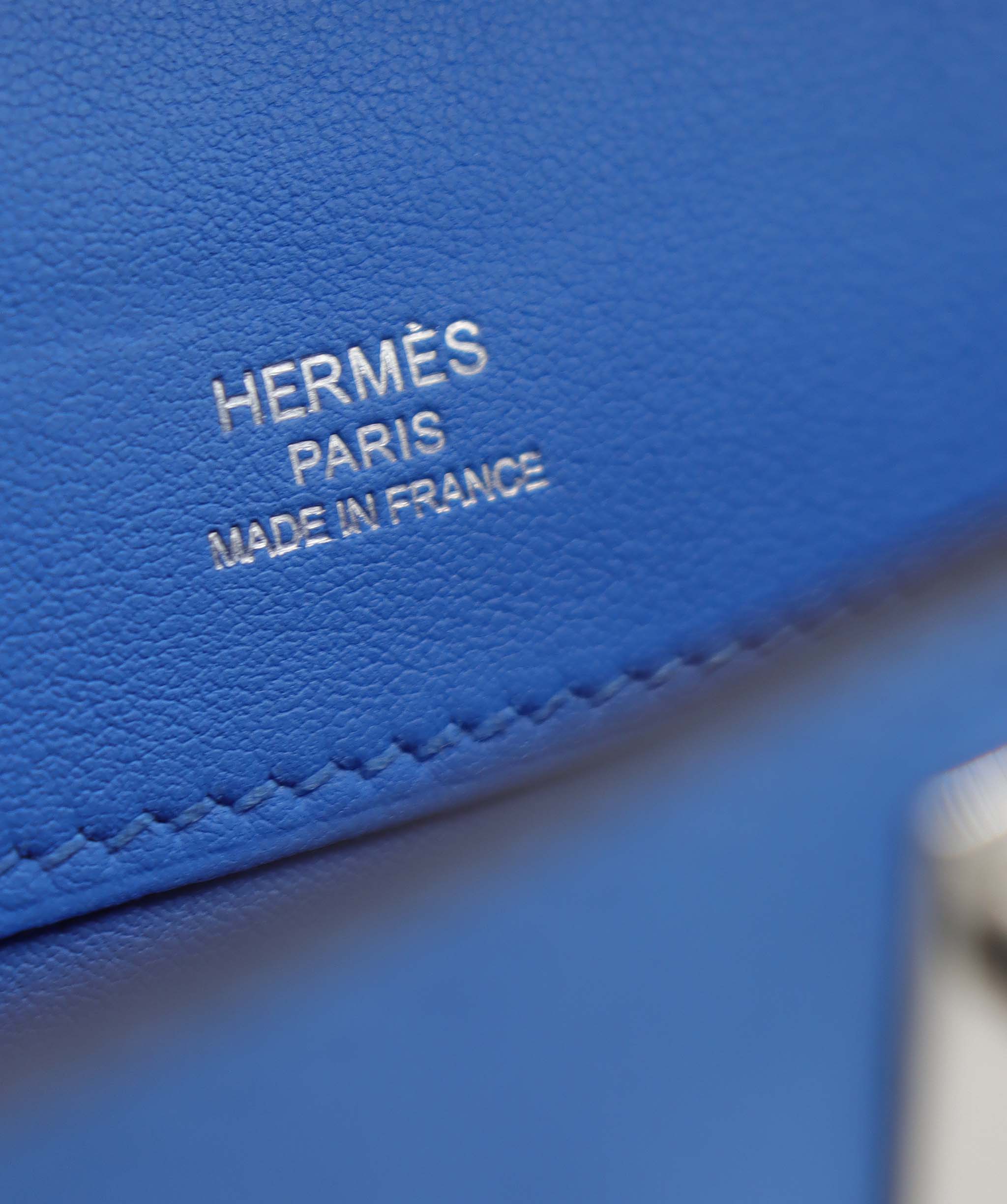 Hermes Kelly cut blue paradise PHW swift DXBS6334
