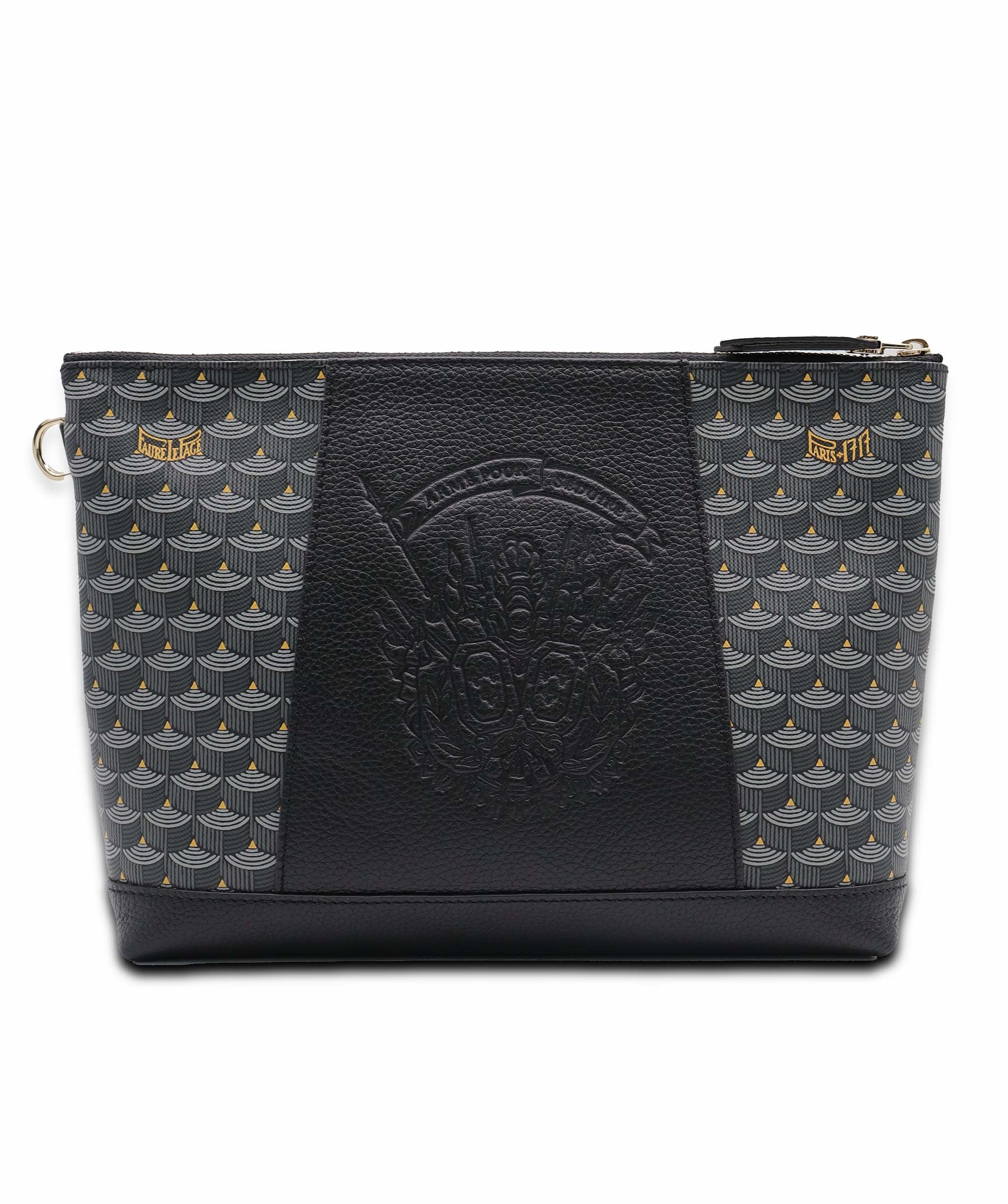 FAURE LE PAGE Black Canvas Carry On 21 Pouch