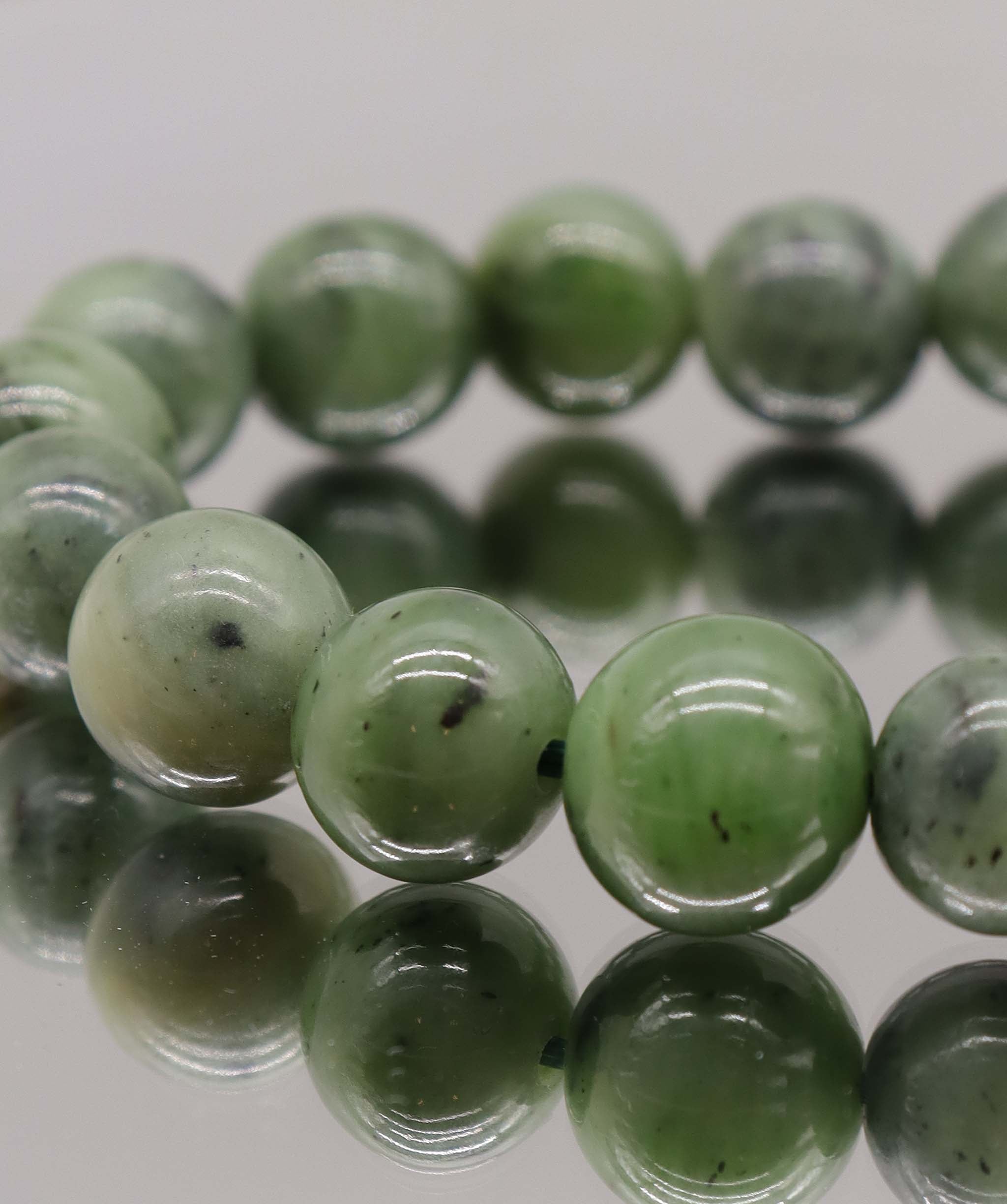 240ct Natural Siberian Jade Bracelet D12.4mm-13.4mm DXBCS2221