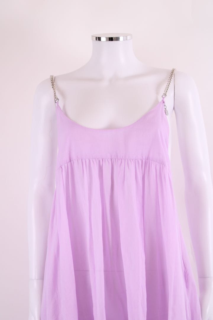 Stella McCartney S/S Falabella Chain Strap Dress Lilac S