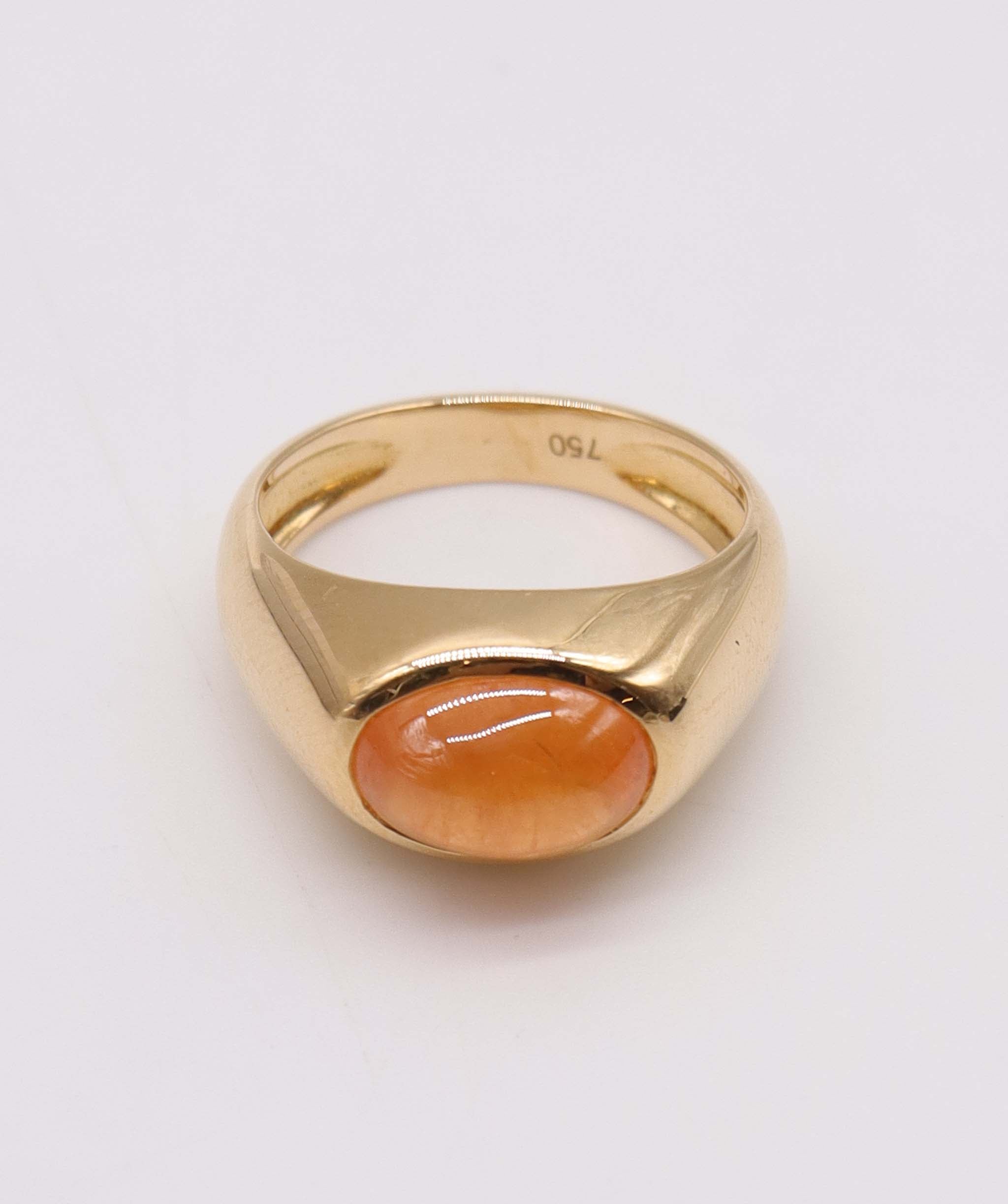 4.28ct Spessartine Vintage Style Ring in 18K Gold DXBCS2214