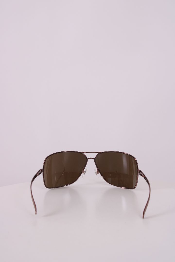 Chanel Aviator Lizard Sunglasses Brown