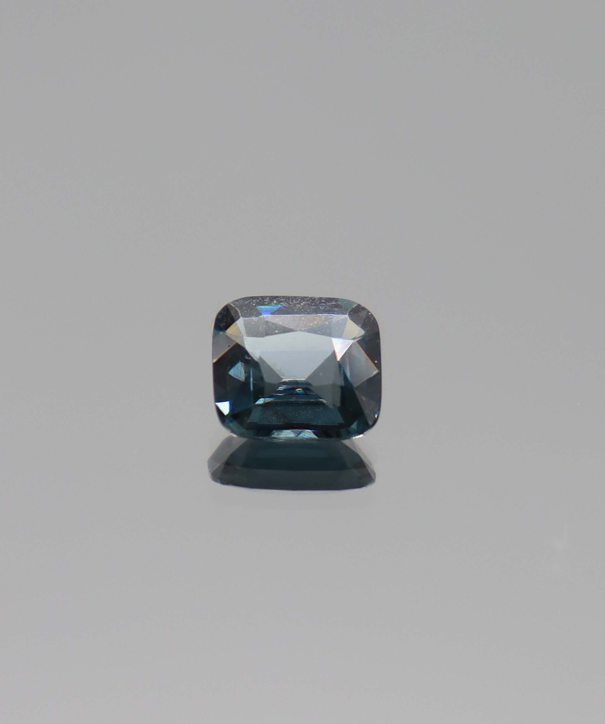 1.84ct Metallic Blue Spinel Square Cushion DXBCS1507