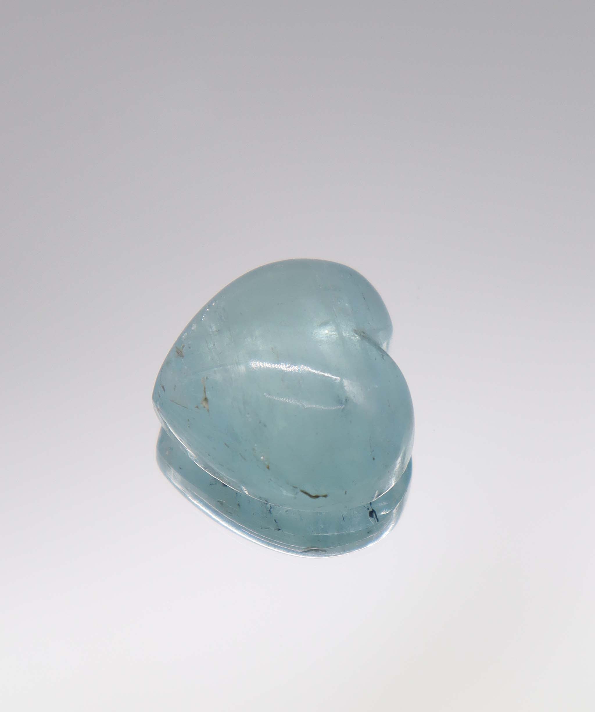 36.32ct Aquamarine Heart Cabochon single DXBCS1250