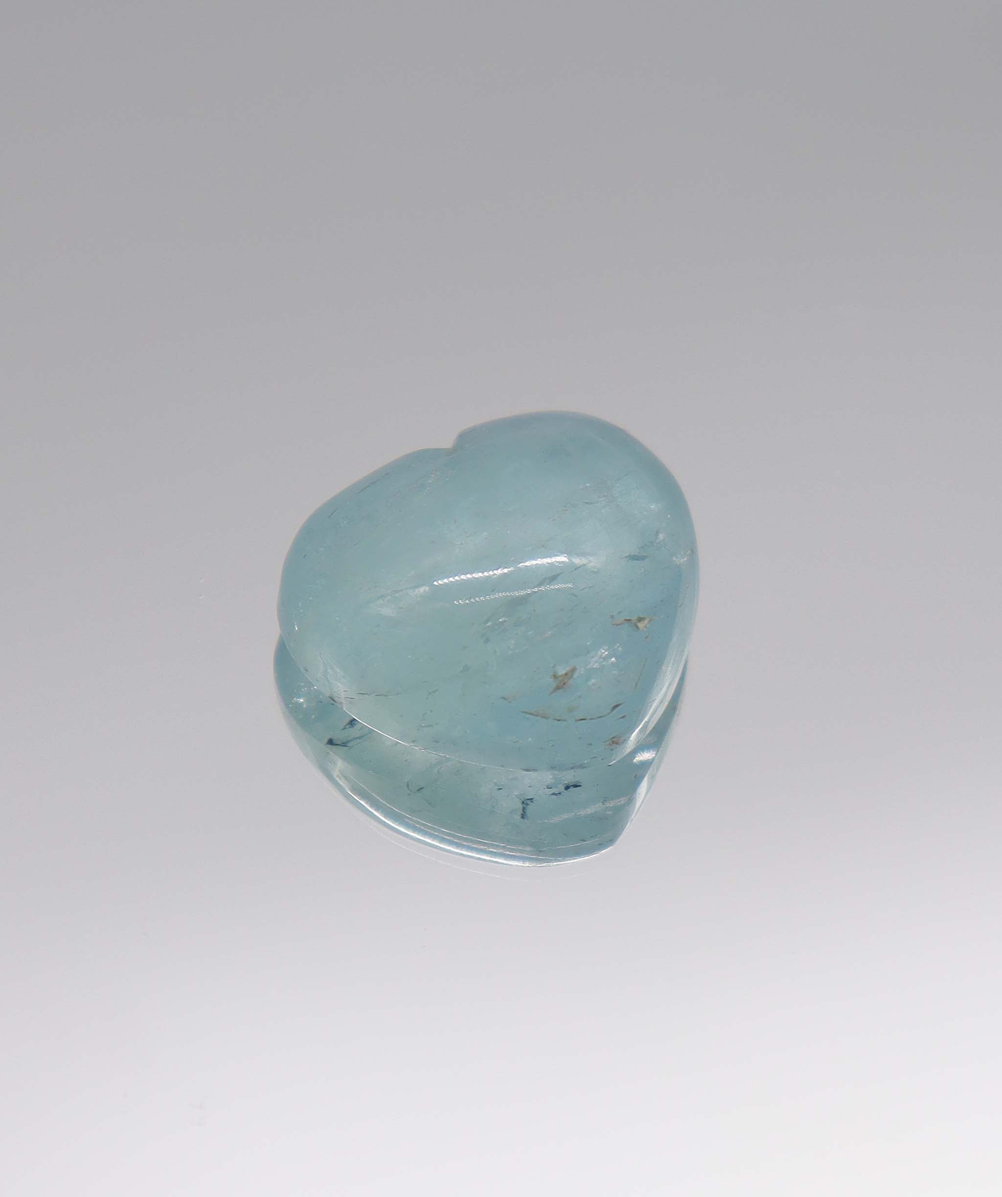 36.32ct Aquamarine Heart Cabochon single DXBCS1250
