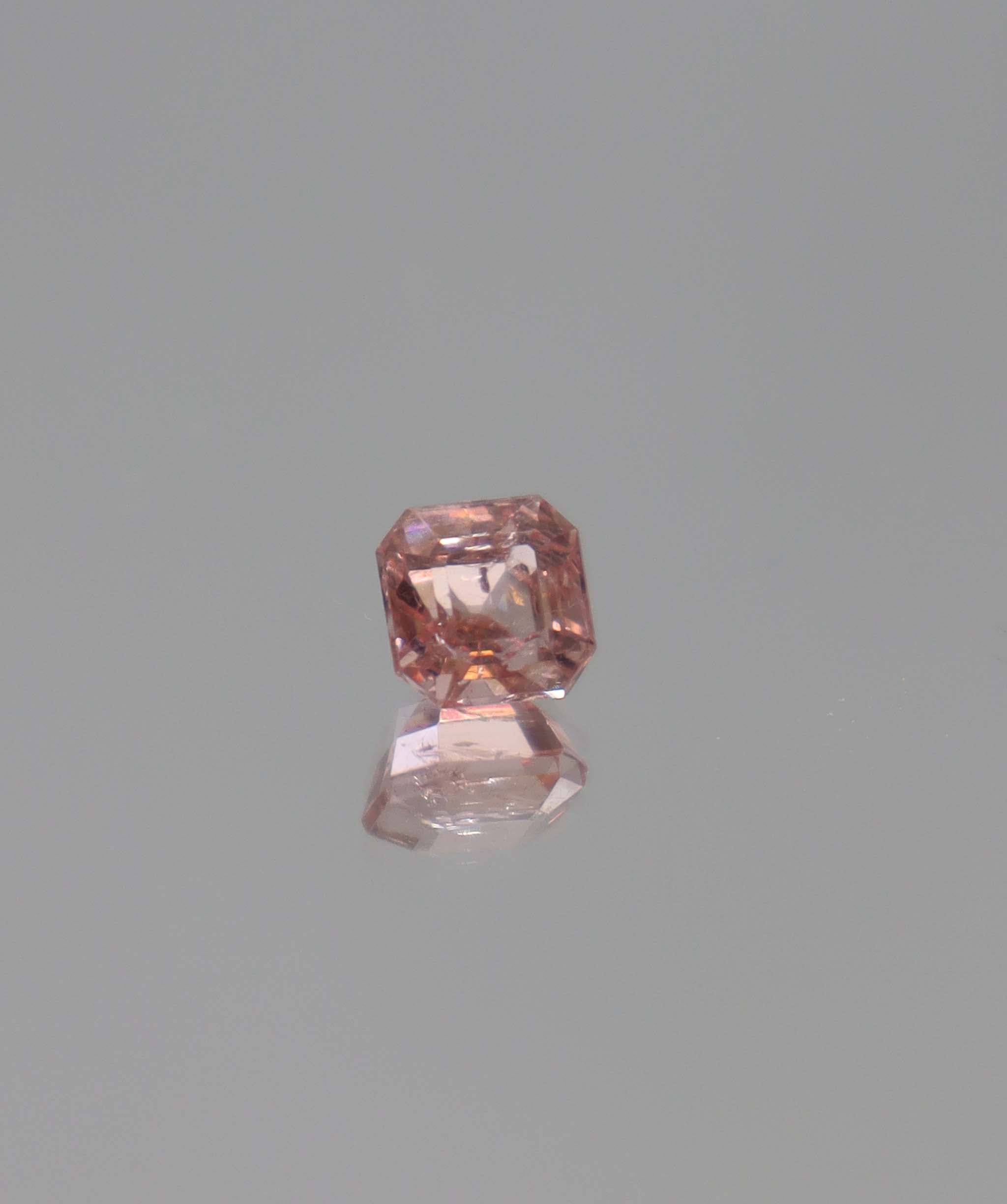 1.35ct Golden Peach Tourmaline Asscher DXBCS1361