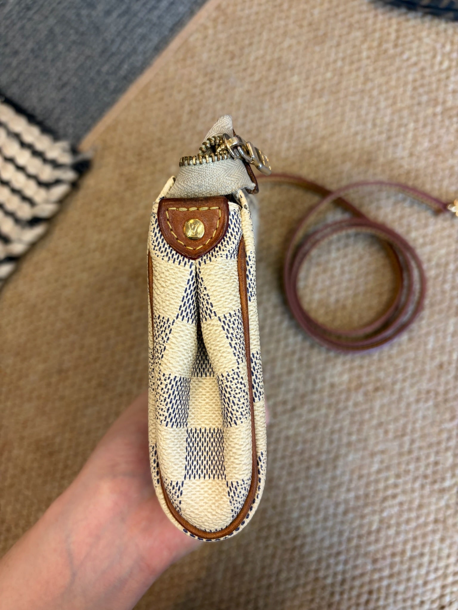 Louis Vuitton Damier Azur Small Handbag