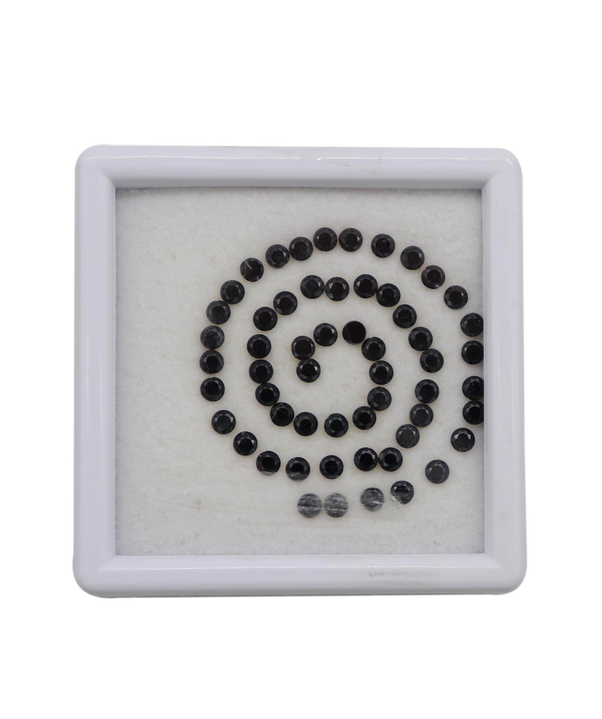 5.96ct Black Spinel Lot DXBCS3299