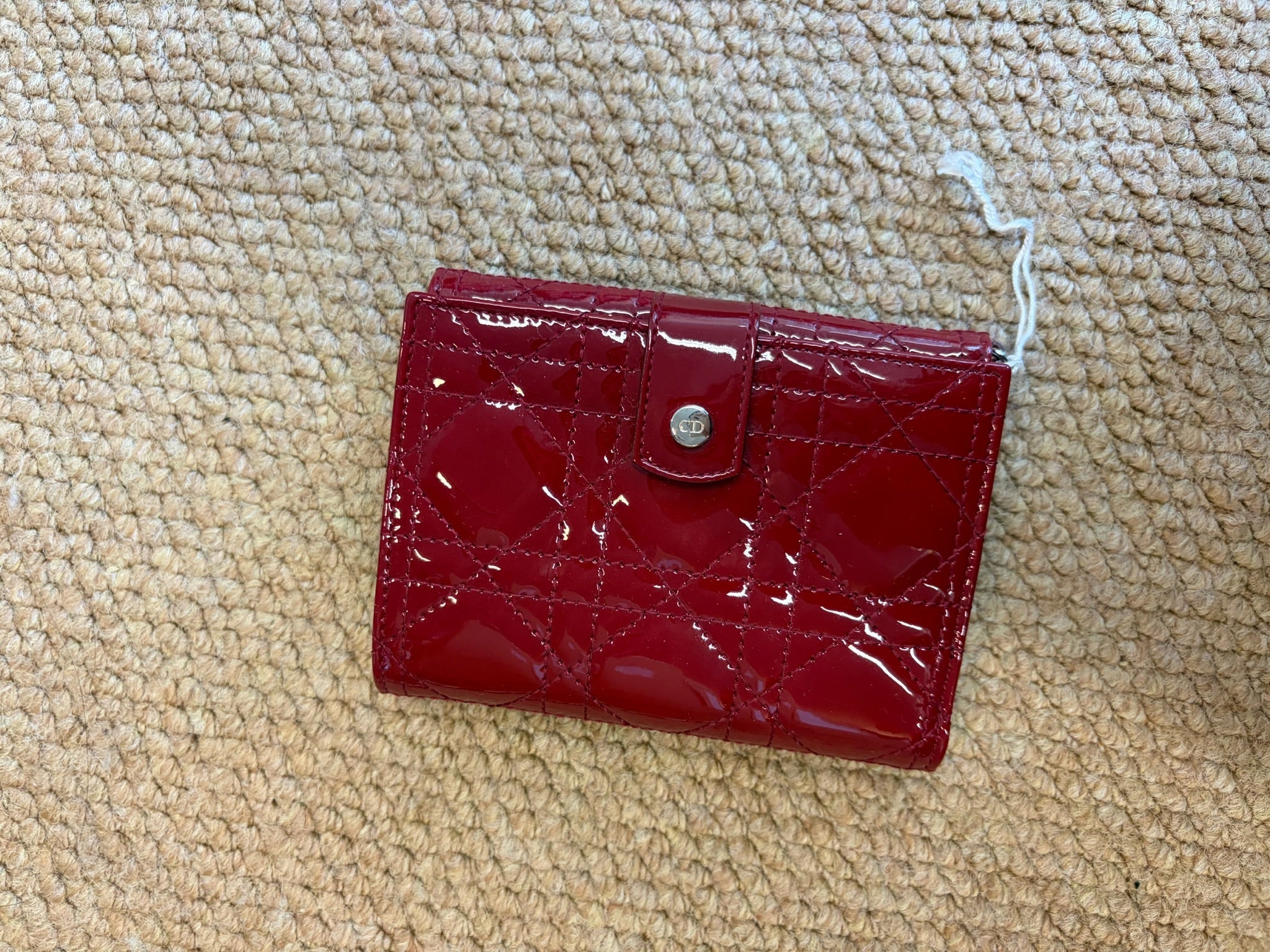 Dior Red Patent Leather Small Bag