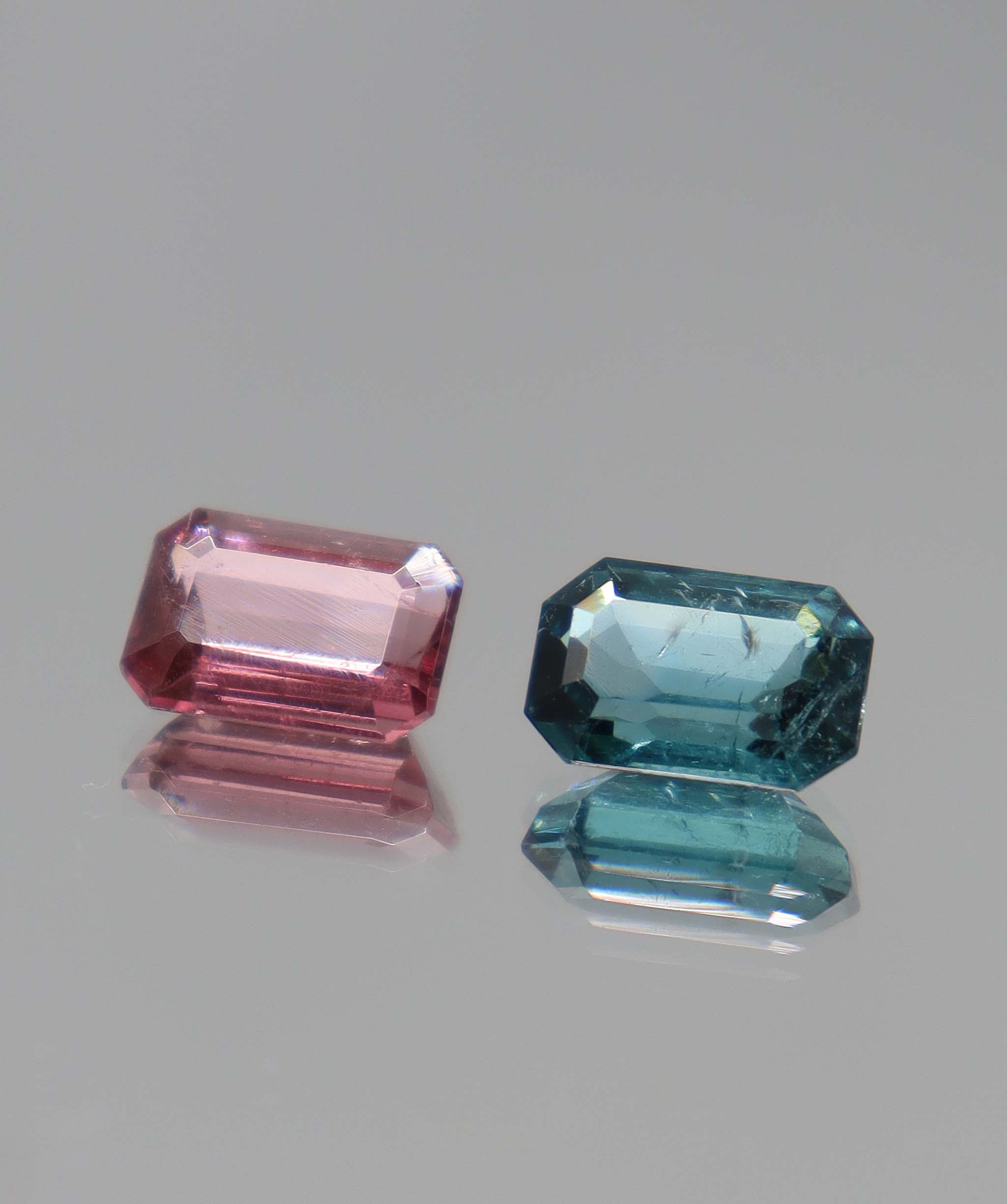 5.94ct Afghan Indigolite Tourmaline & Sunset Tourmaline DXBCS0298