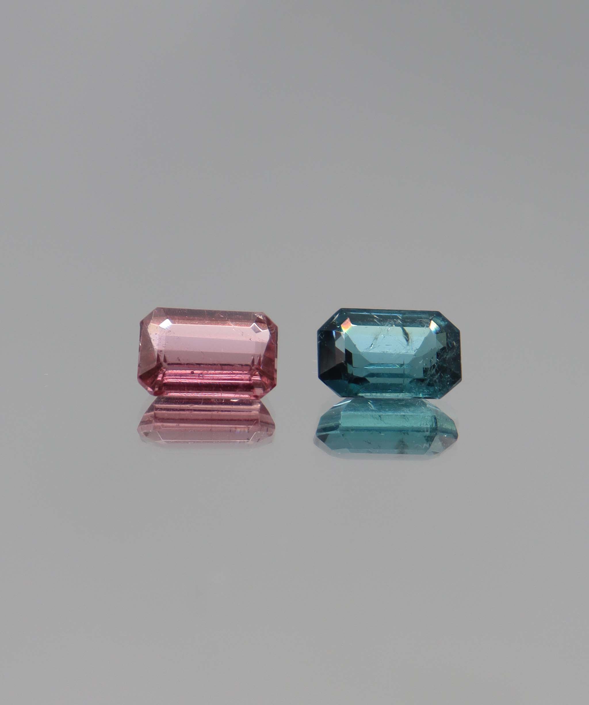5.94ct Afghan Indigolite Tourmaline & Sunset Tourmaline DXBCS0298