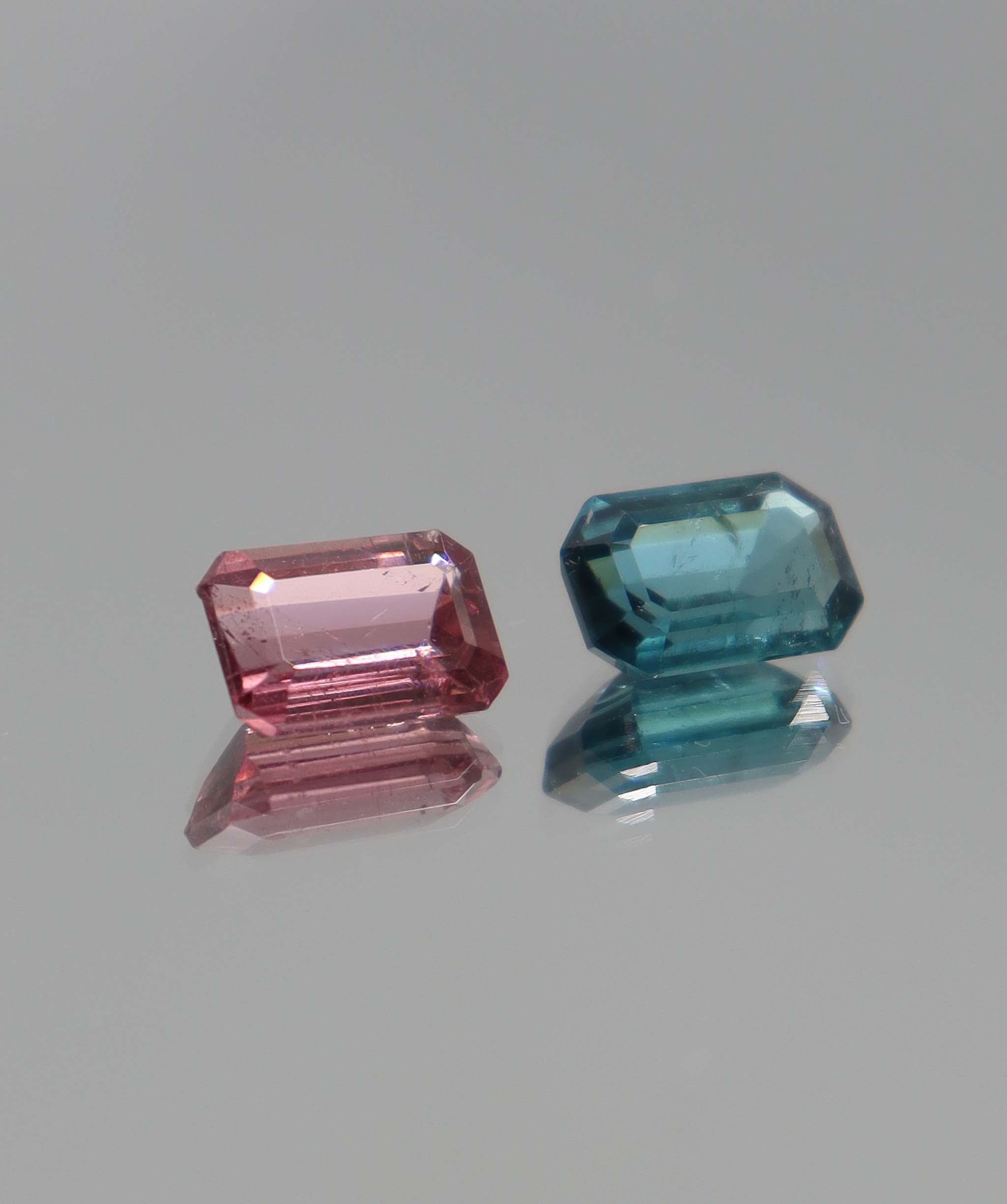 5.94ct Afghan Indigolite Tourmaline & Sunset Tourmaline DXBCS0298