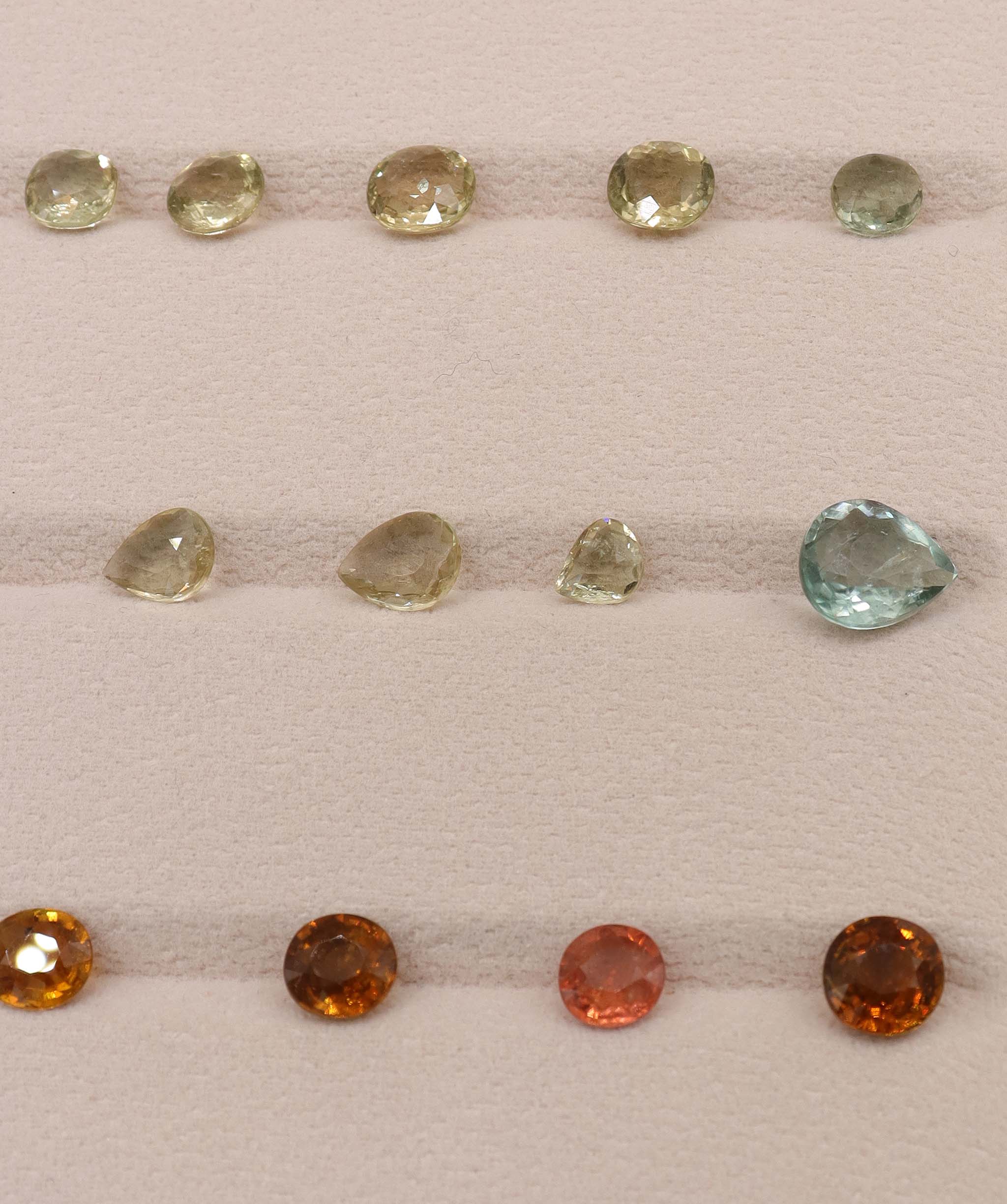 Tourmaline Amber Orange Pear DXBCD2128