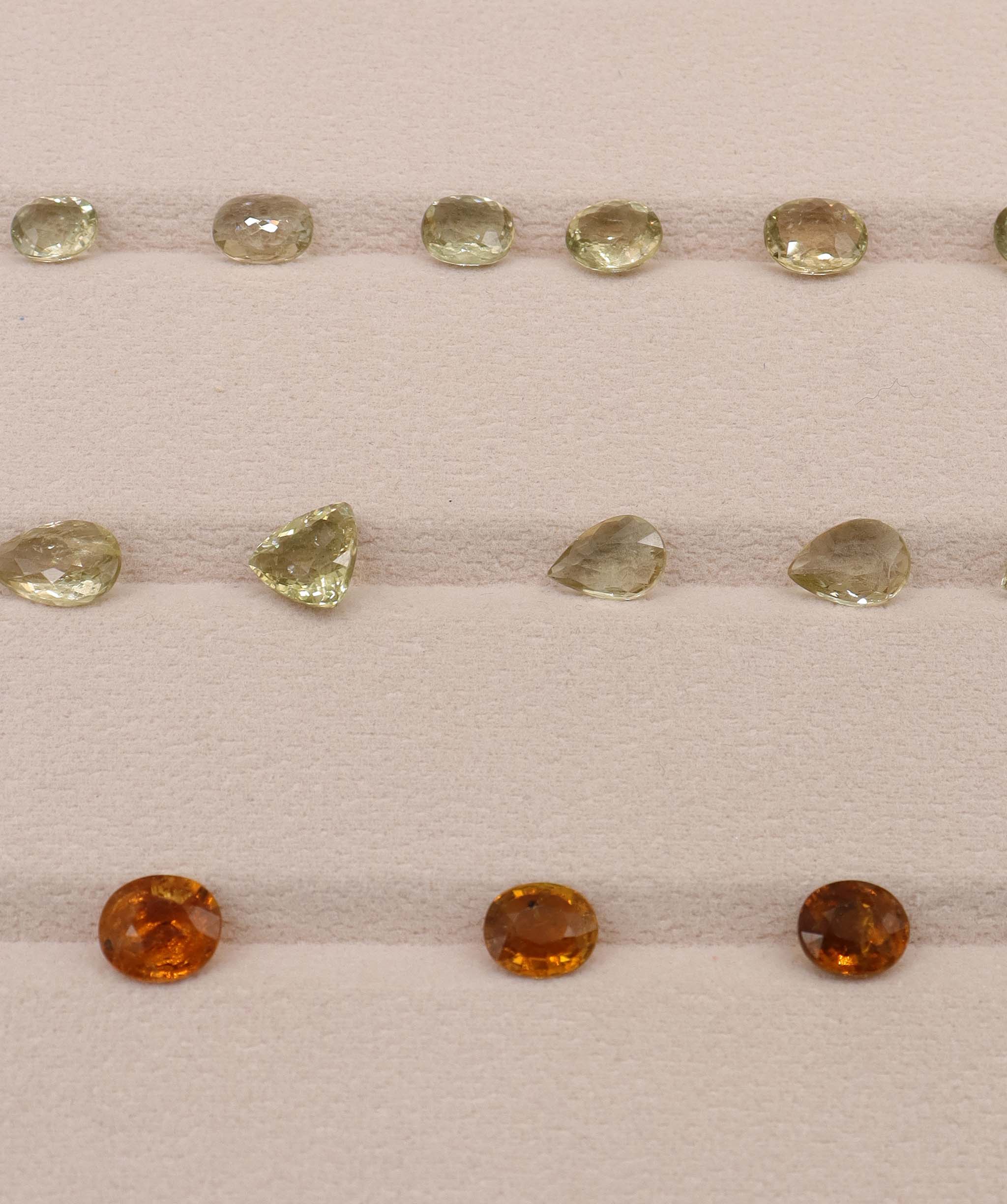Tourmaline Amber Orange Pear DXBCD2128