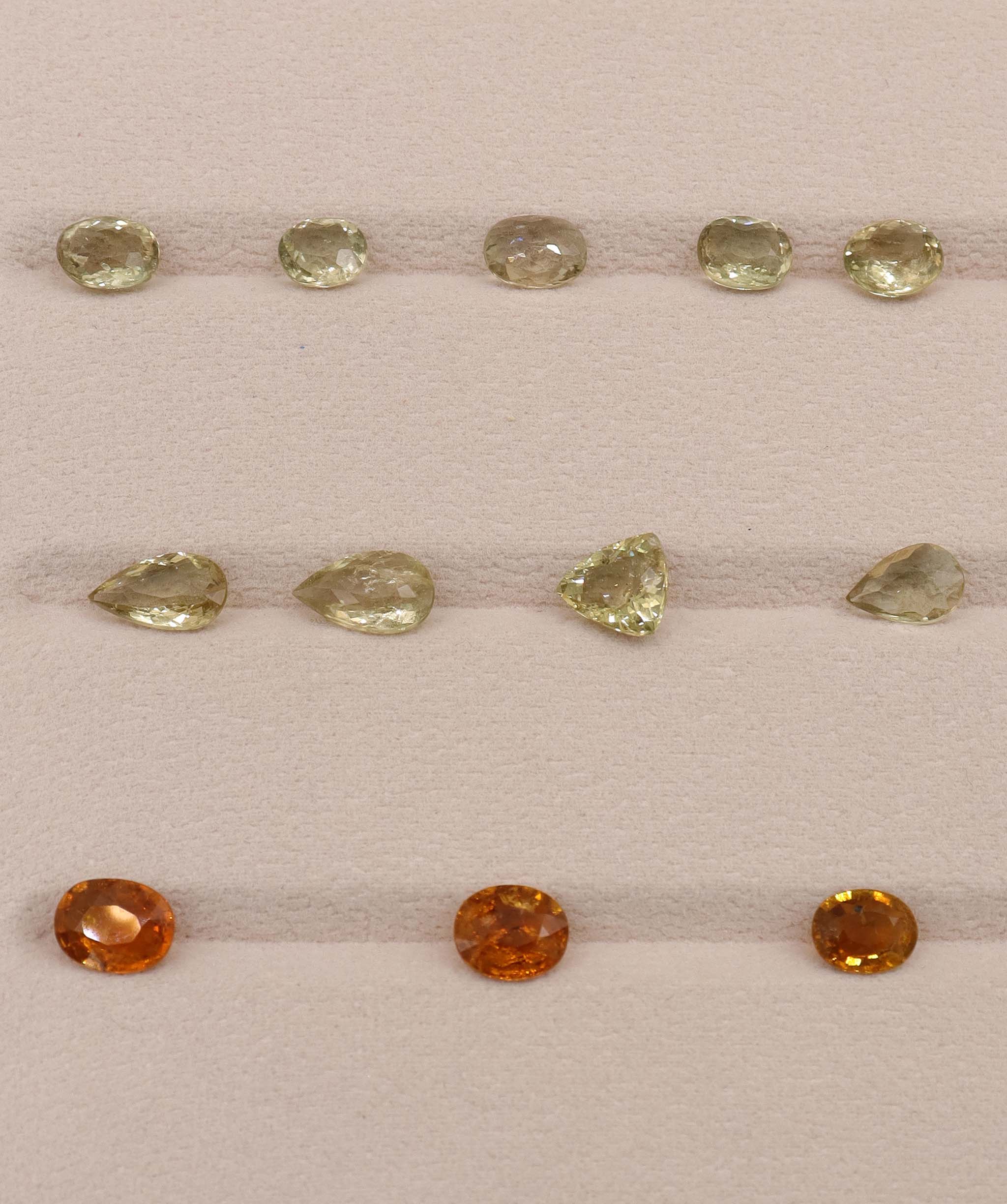 Tourmaline Amber Orange Pear DXBCD2128