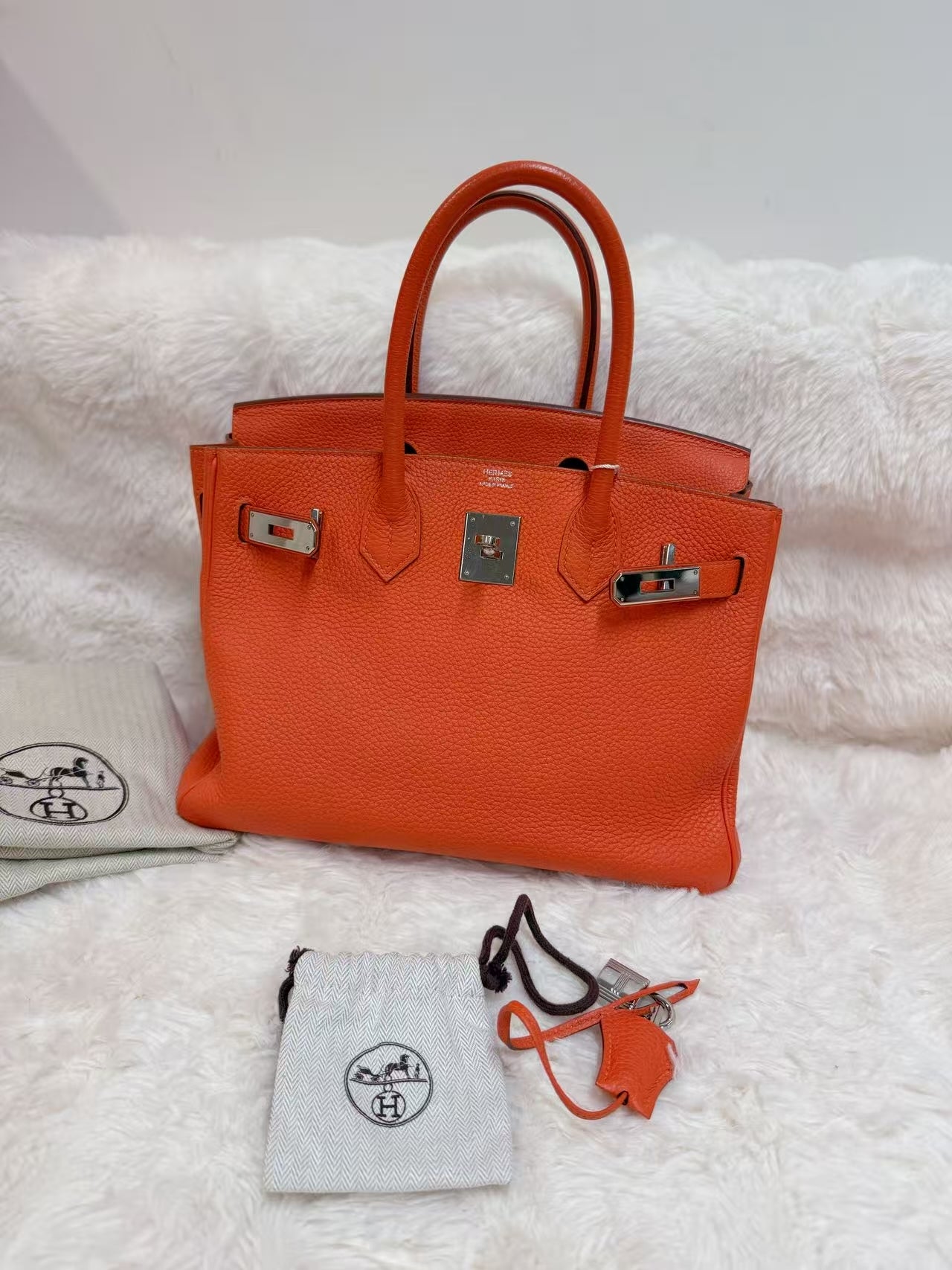 Hermès Birkin 30 Orange Togo