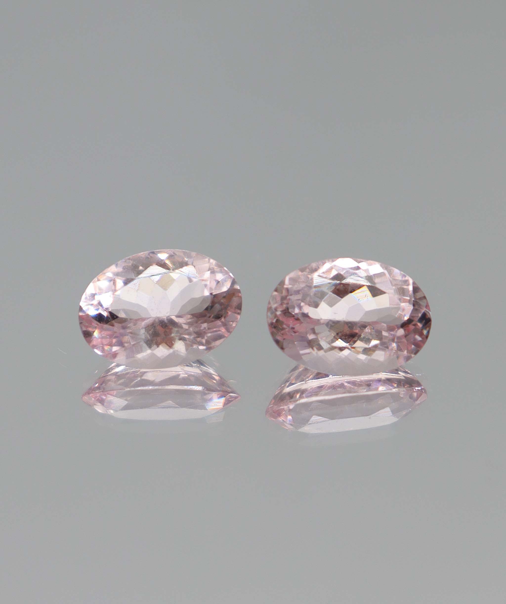 5.24ct Pink Morganite Pair DXBCS2479