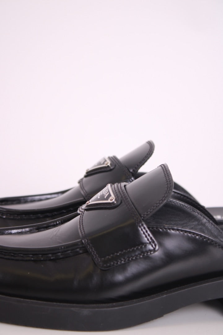 Prada Mule Loafers Black 37