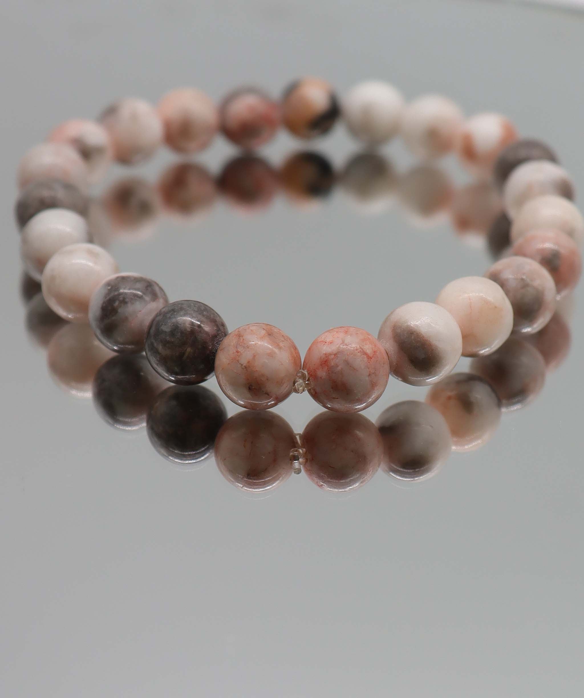 Pink Zebra Jaspers Bracelet DXBS4408