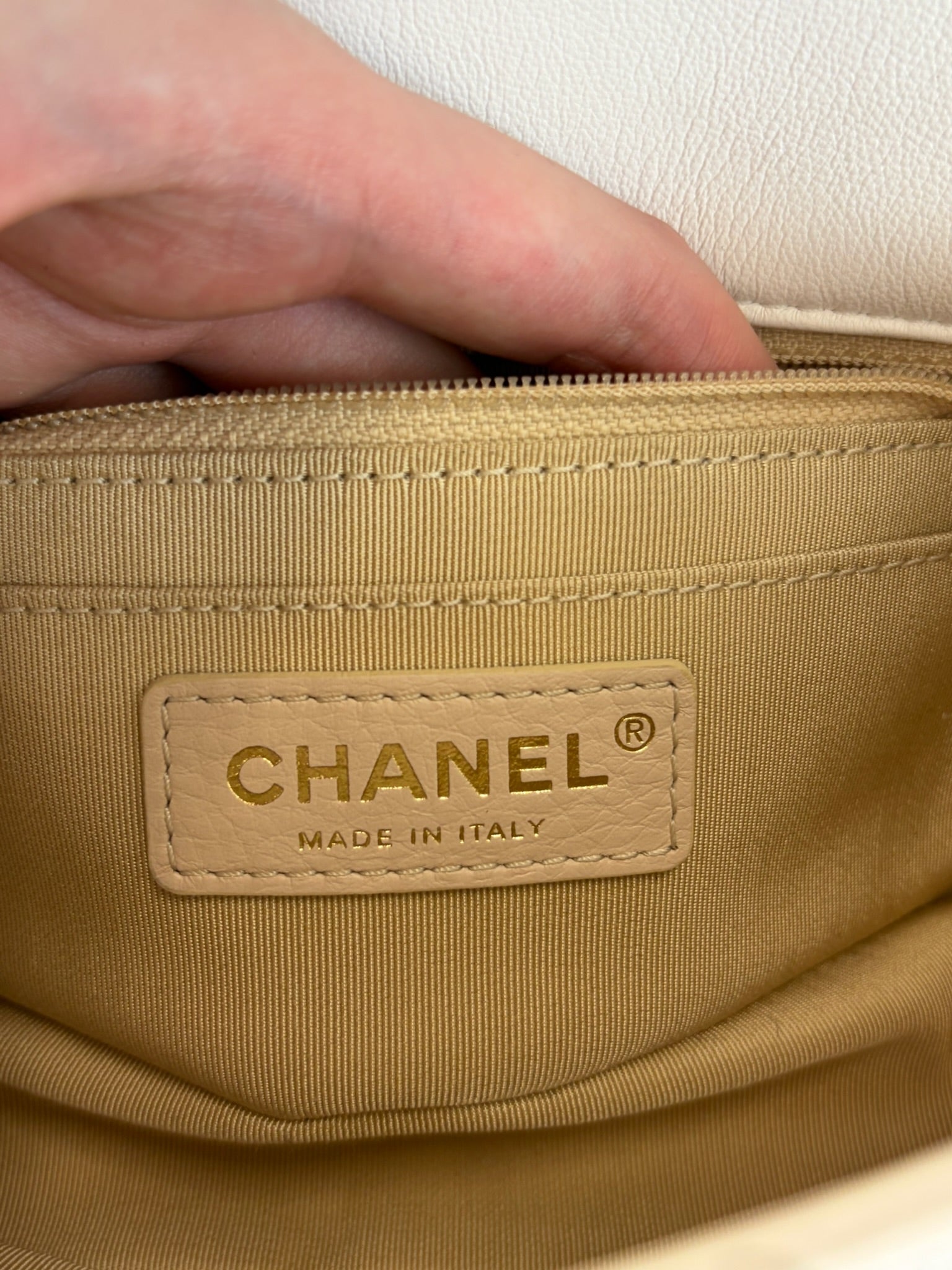 Chanel White Calfskin Quilted Mini Romance Flap Bag