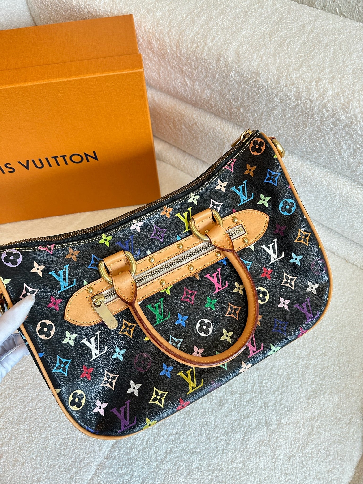 Louis Vuitton Black Monogram Multicolore Rita Bag