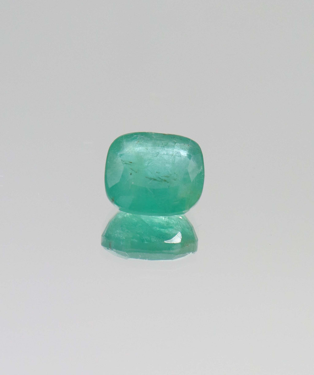 3.45ct Cushion Natural Zambian Emerald DXBCS6381