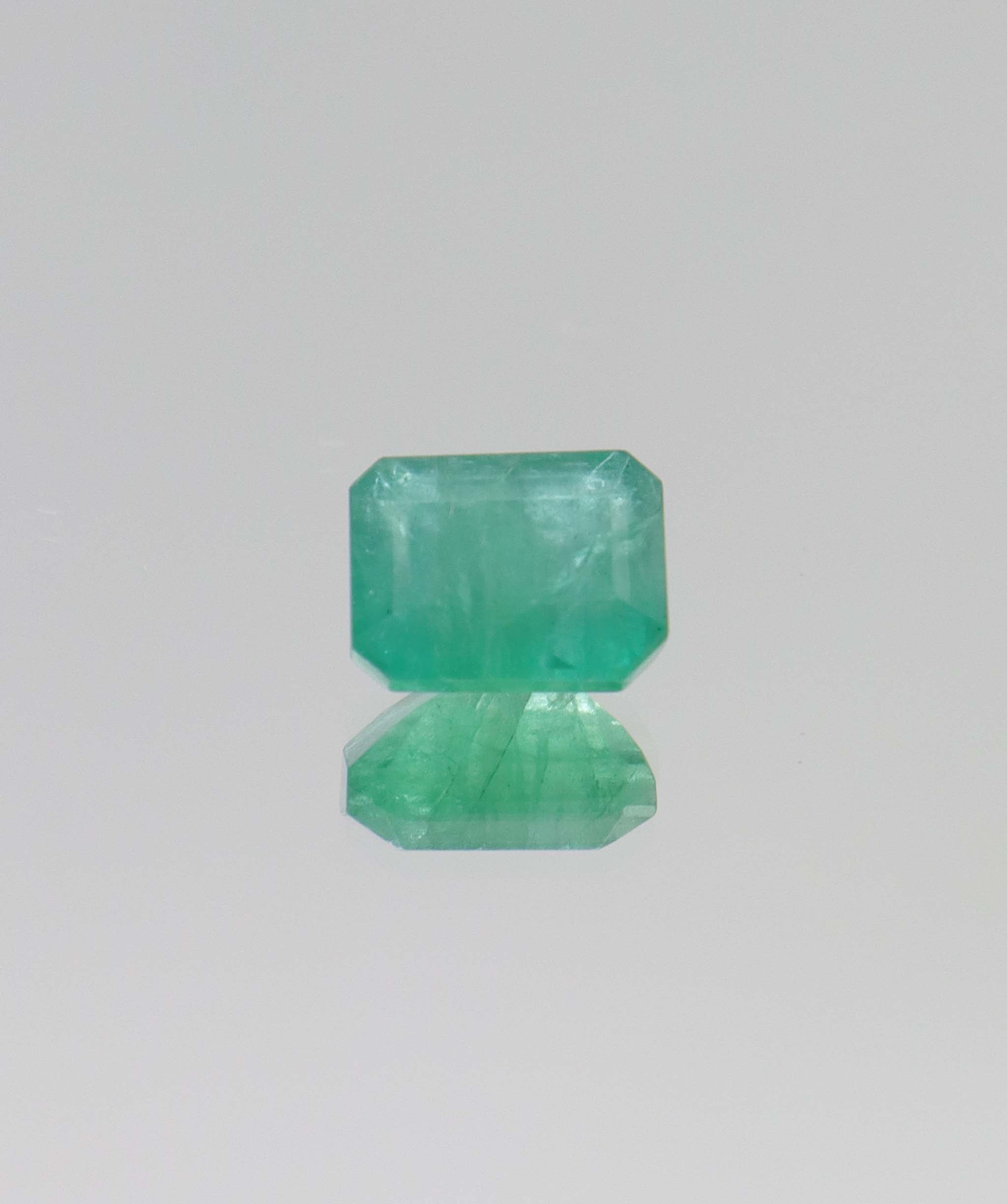 4.1ct Emerald Cut Natural Zambian Emerald DXBCS6423