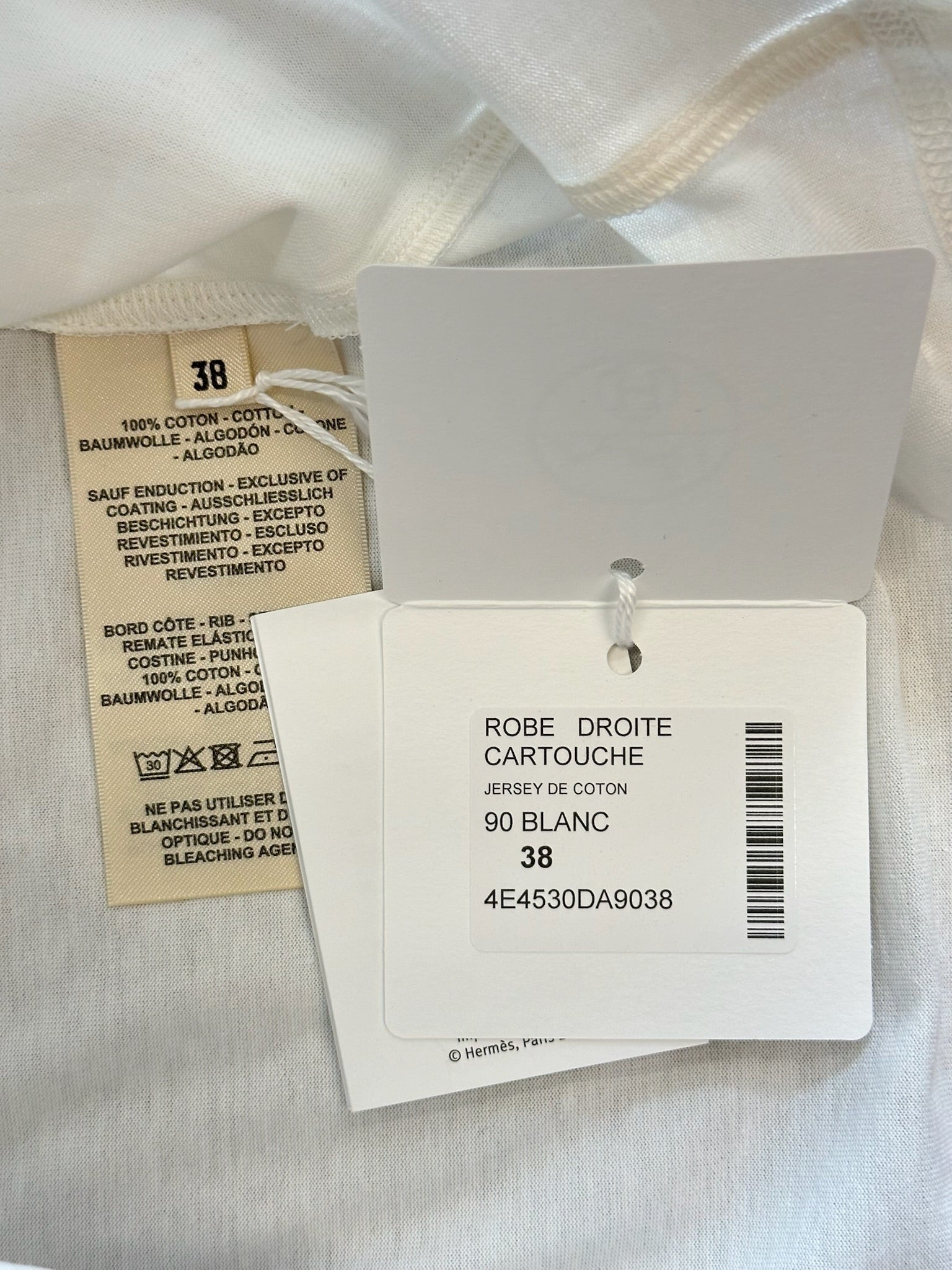 Size 38 - Hermès Della Cavalleria Cartouche T-shirt Dress