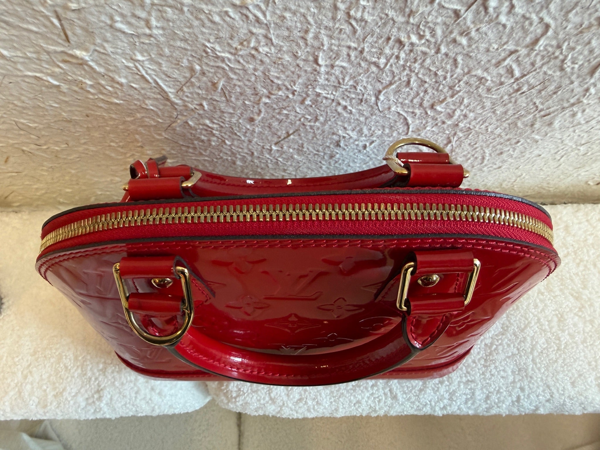 Louis Vuitton Alma BB red